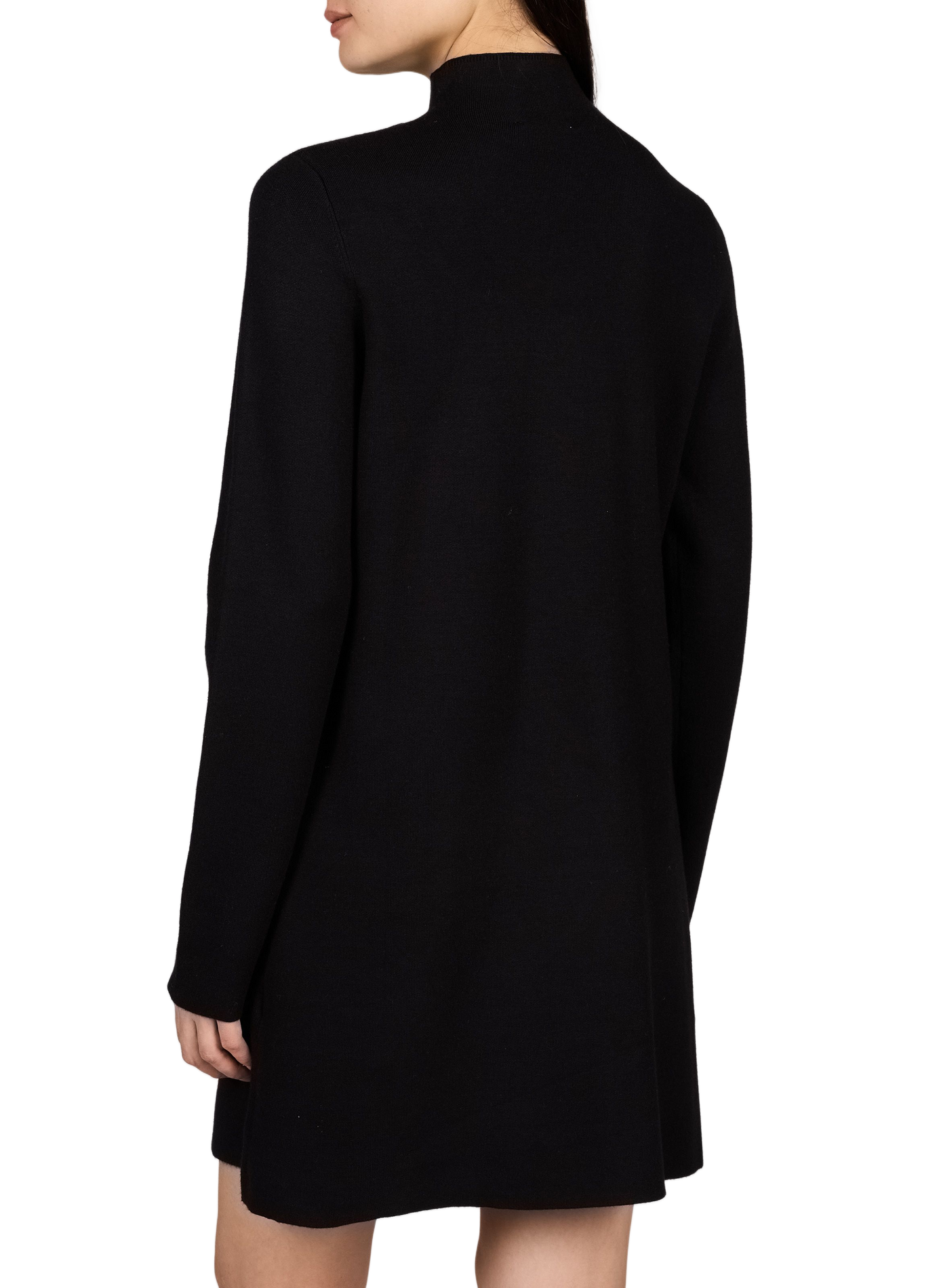 Straight high-neck sweater dress LAURE+MAX Black