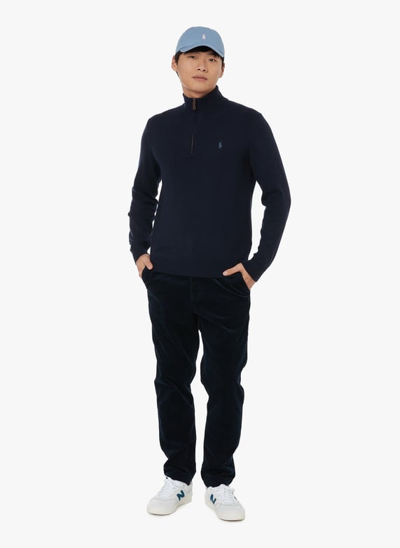Pull à col camionneur en laine | Bleu by POLO RALPH LAUREN Pull à col camionneur en laine Bleu