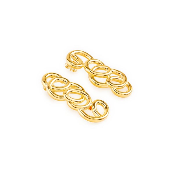 Boucles d'oreille en laiton