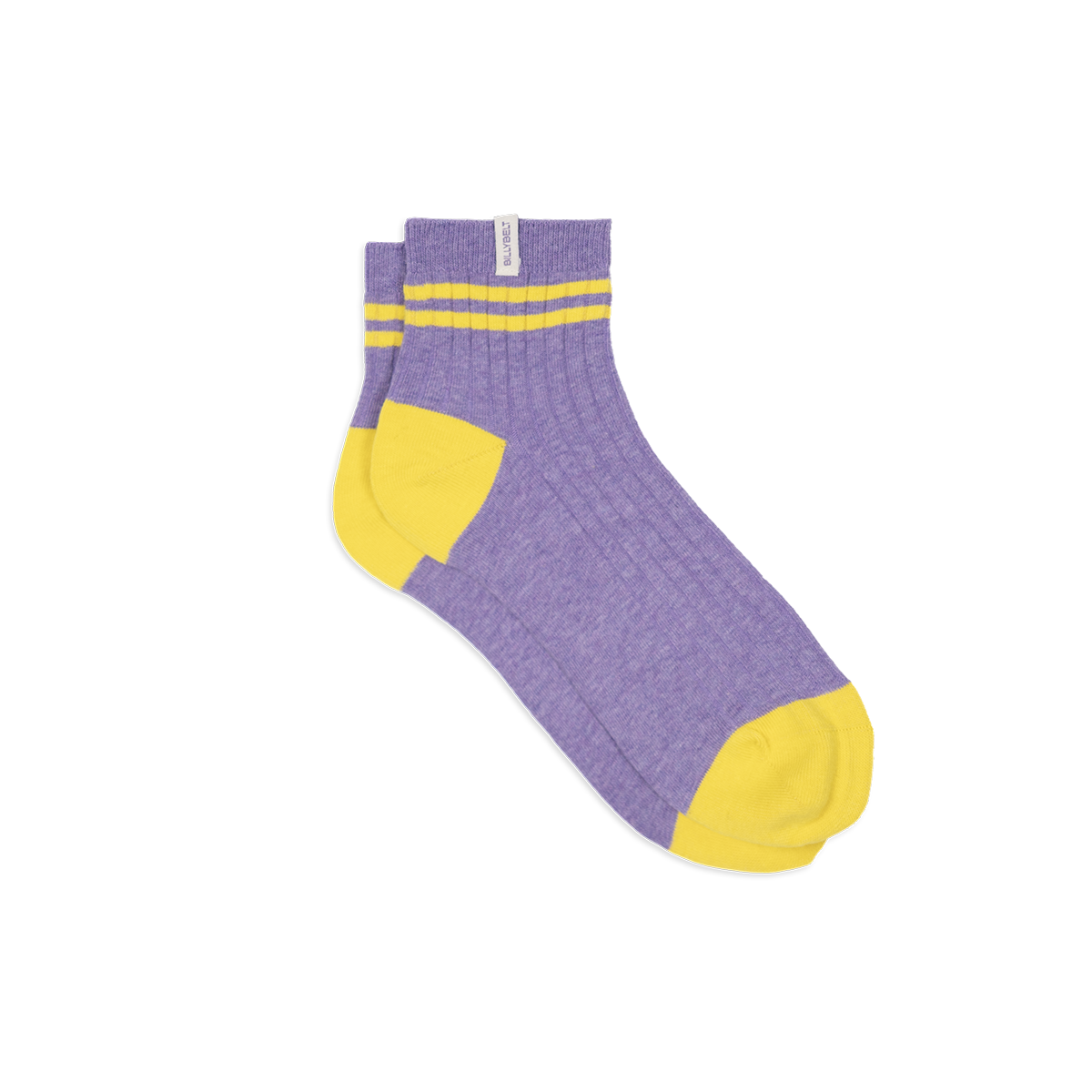 Chaussettes en coton peigné mi-hautes BILLYBELT Violet