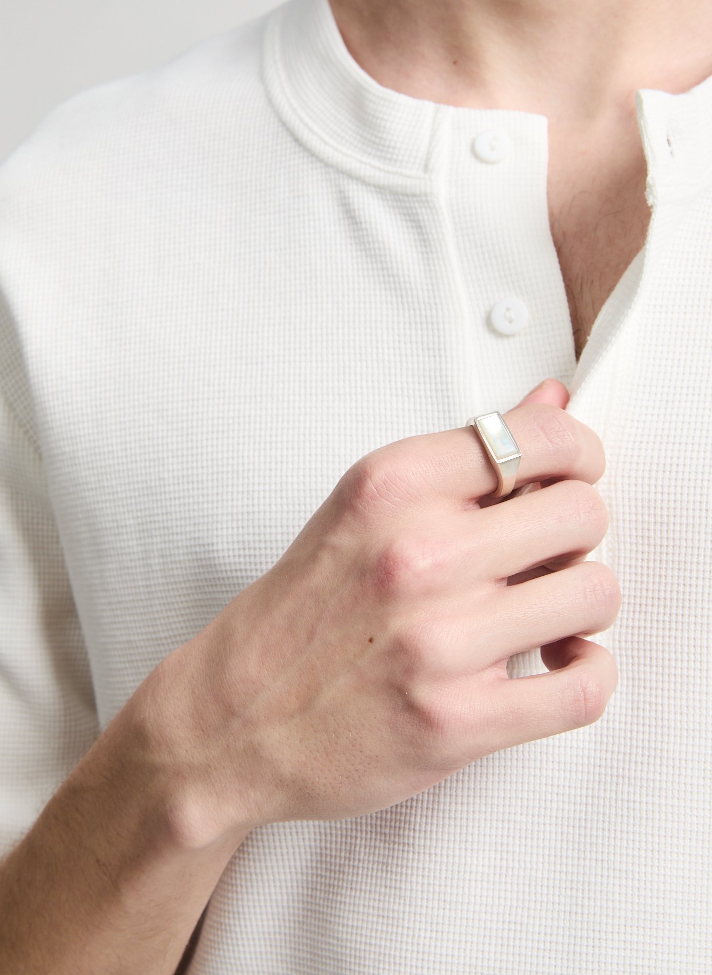 T-shirt à col boutonné Denley AU PRINTEMPS PARIS Beige