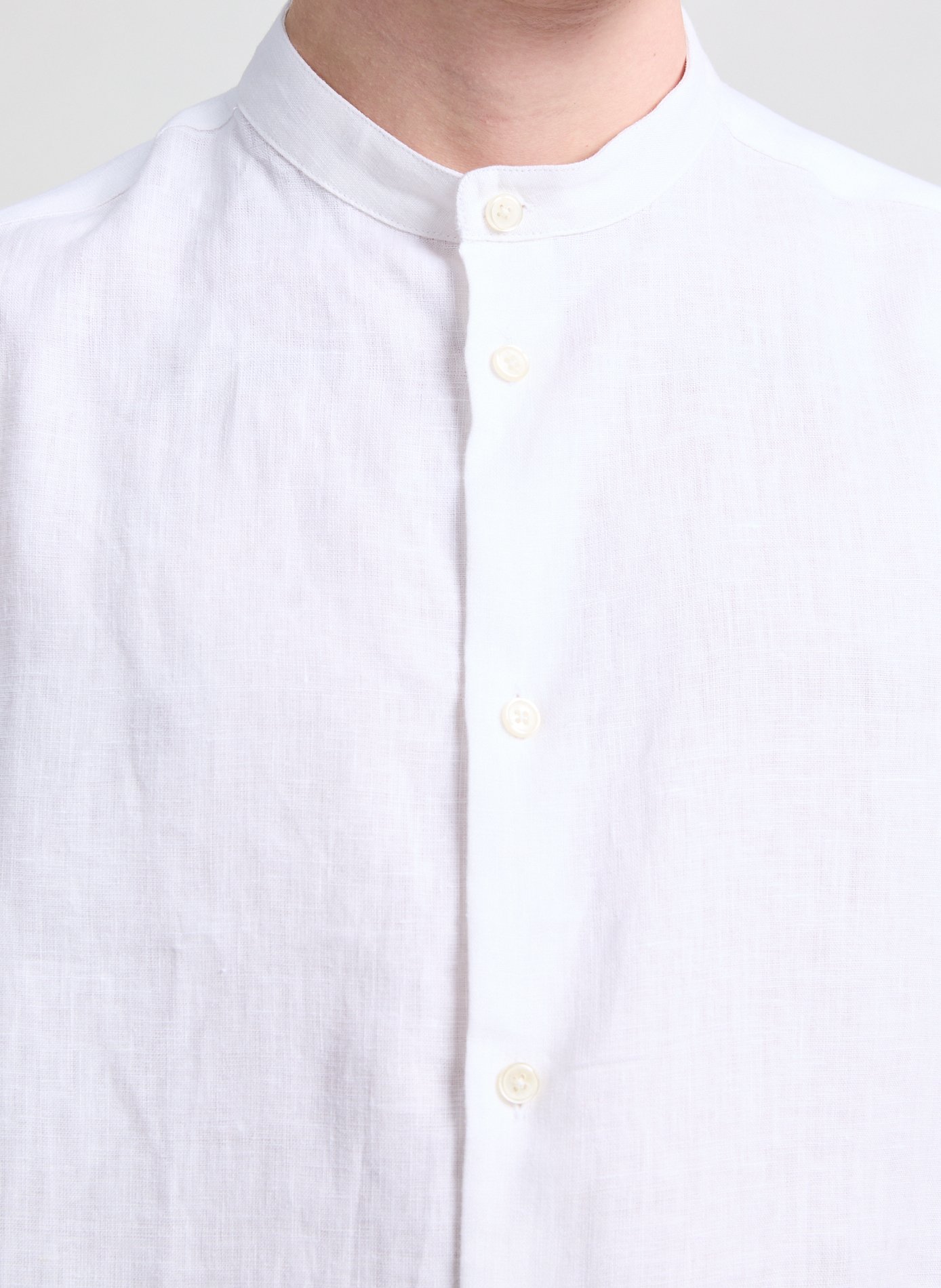 Chemise en lin AU PRINTEMPS PARIS Blanc