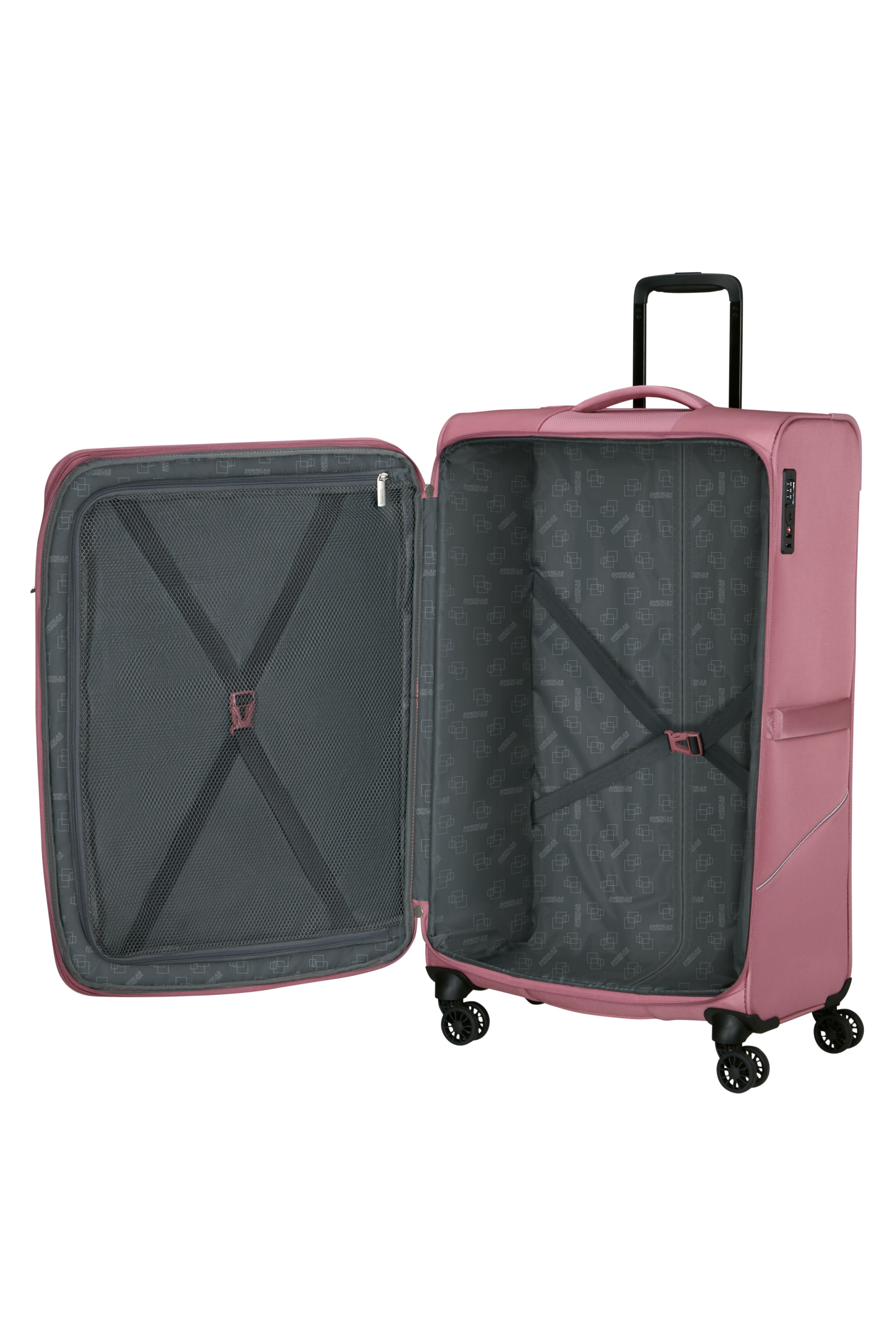 Summerride valise 4 roues taille l AMERICAN TOURISTER Rose