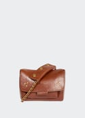 Sac à bandoulière Lulu S en cuir LULU S Noisette