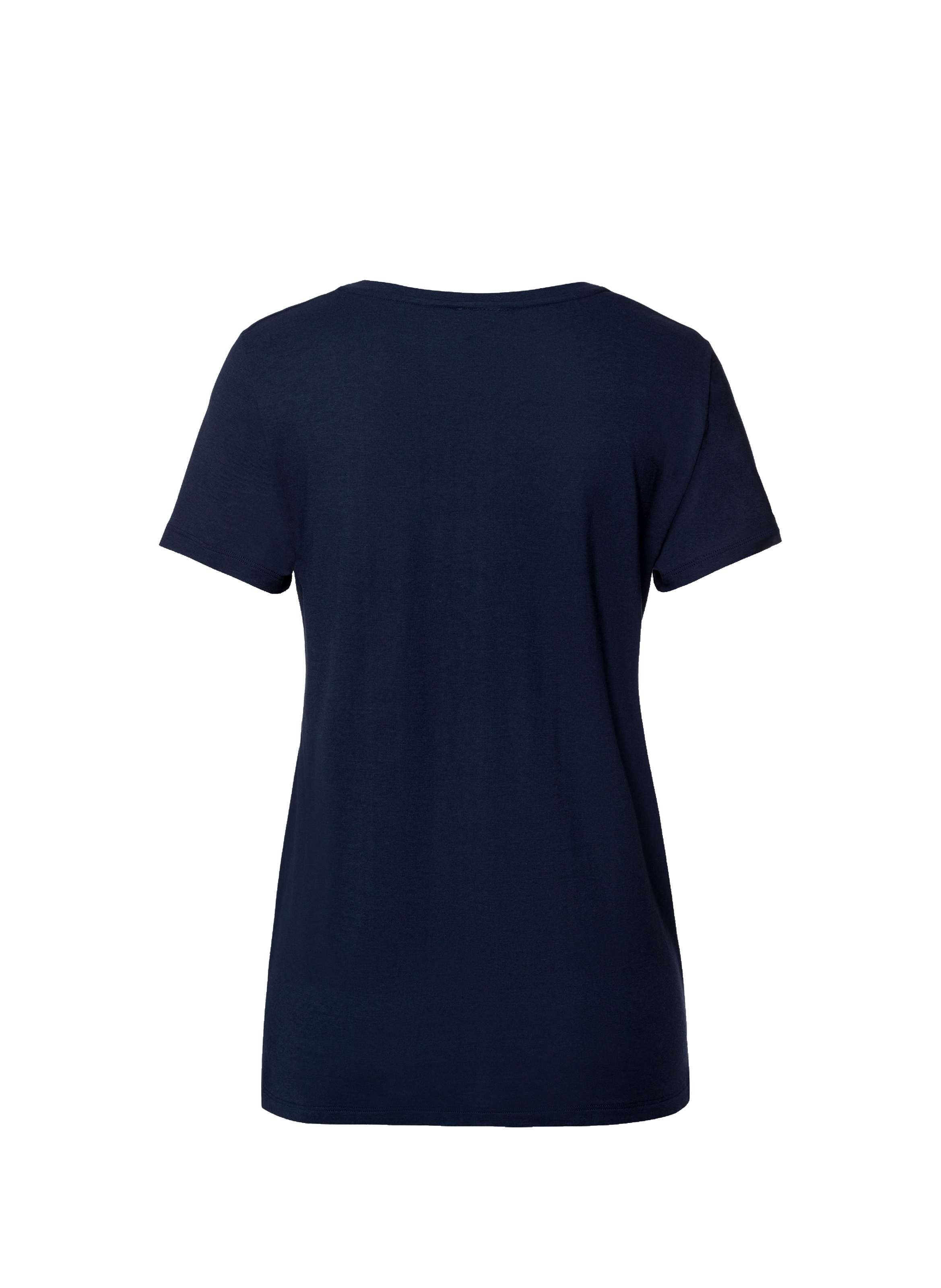 Casual V-neck T-shirt HANRO Blue