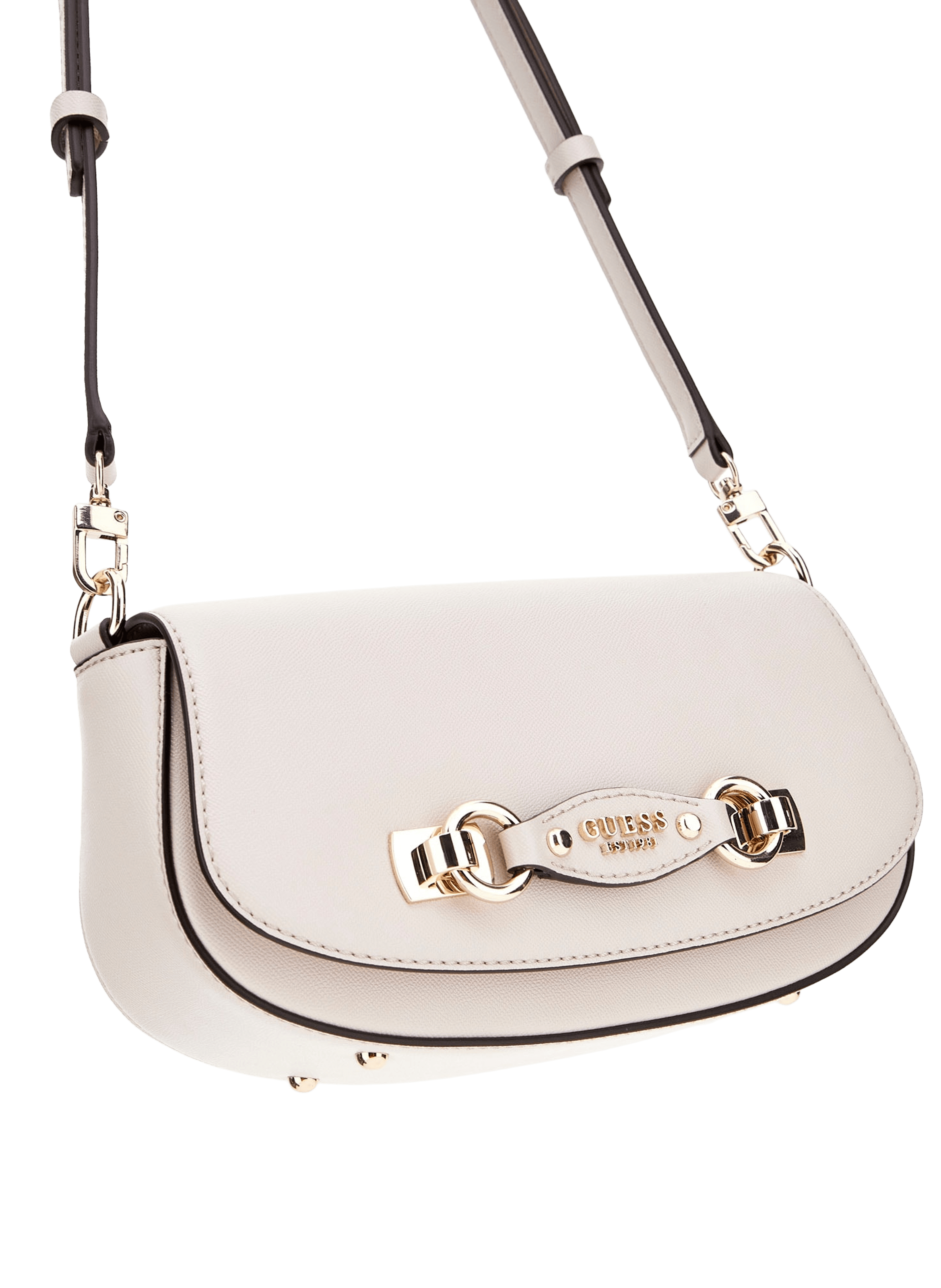 Sac épaule à bandoulière amovible GUESS Beige