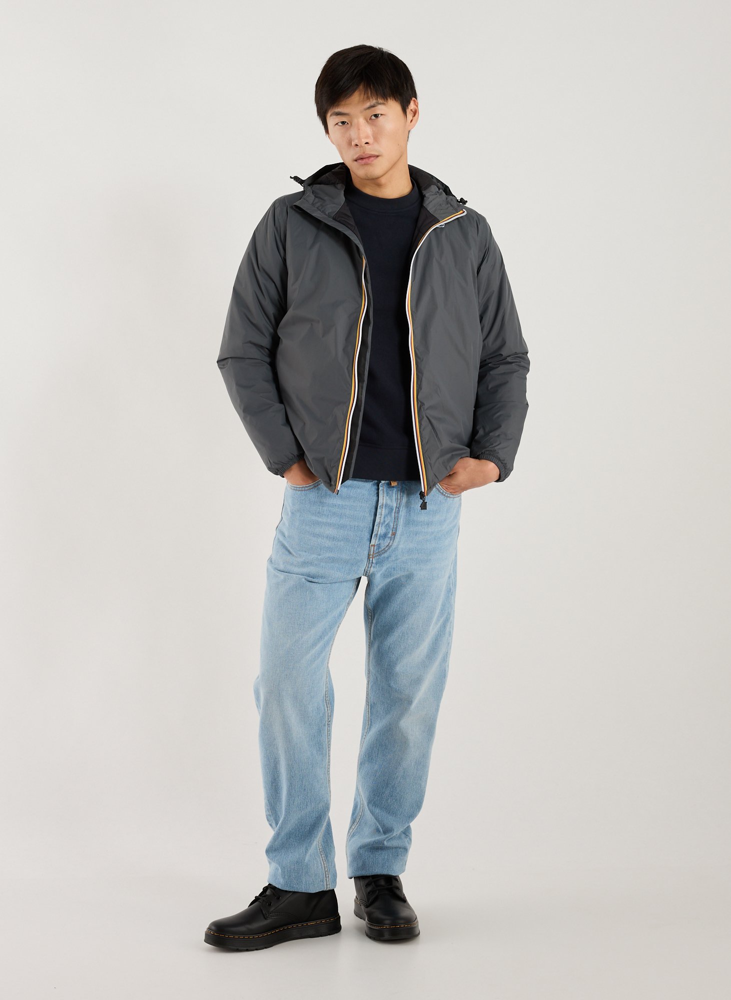 Jacket The Real Claude K-WAY Grey