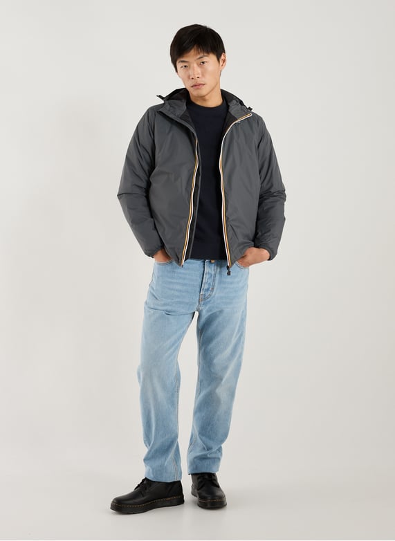 Blouson droit à capuche | Gris by K-WAY Blouson droit à capuche Gris