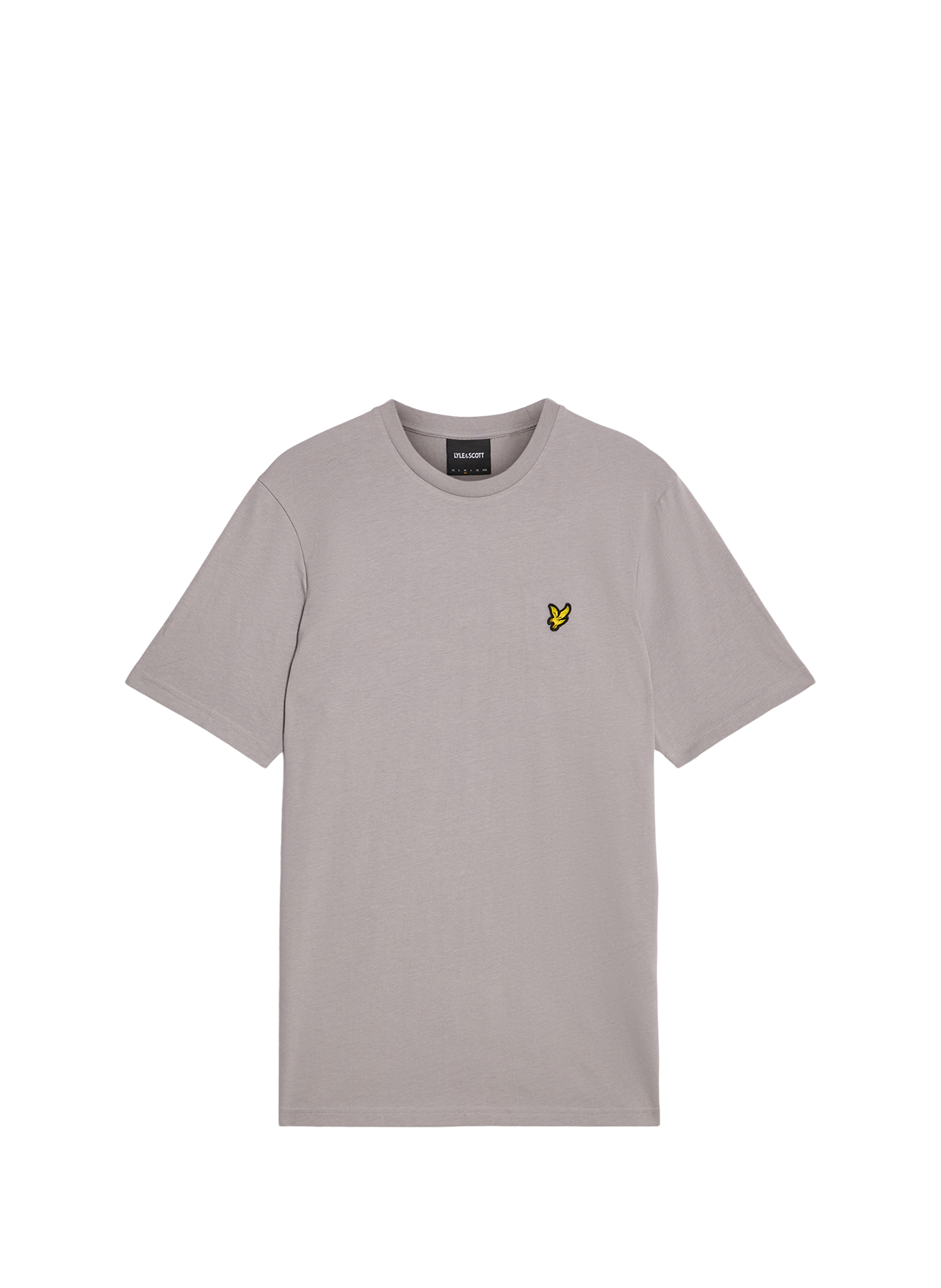 T-shirt à col rond en coton LYLE & SCOTT Gris