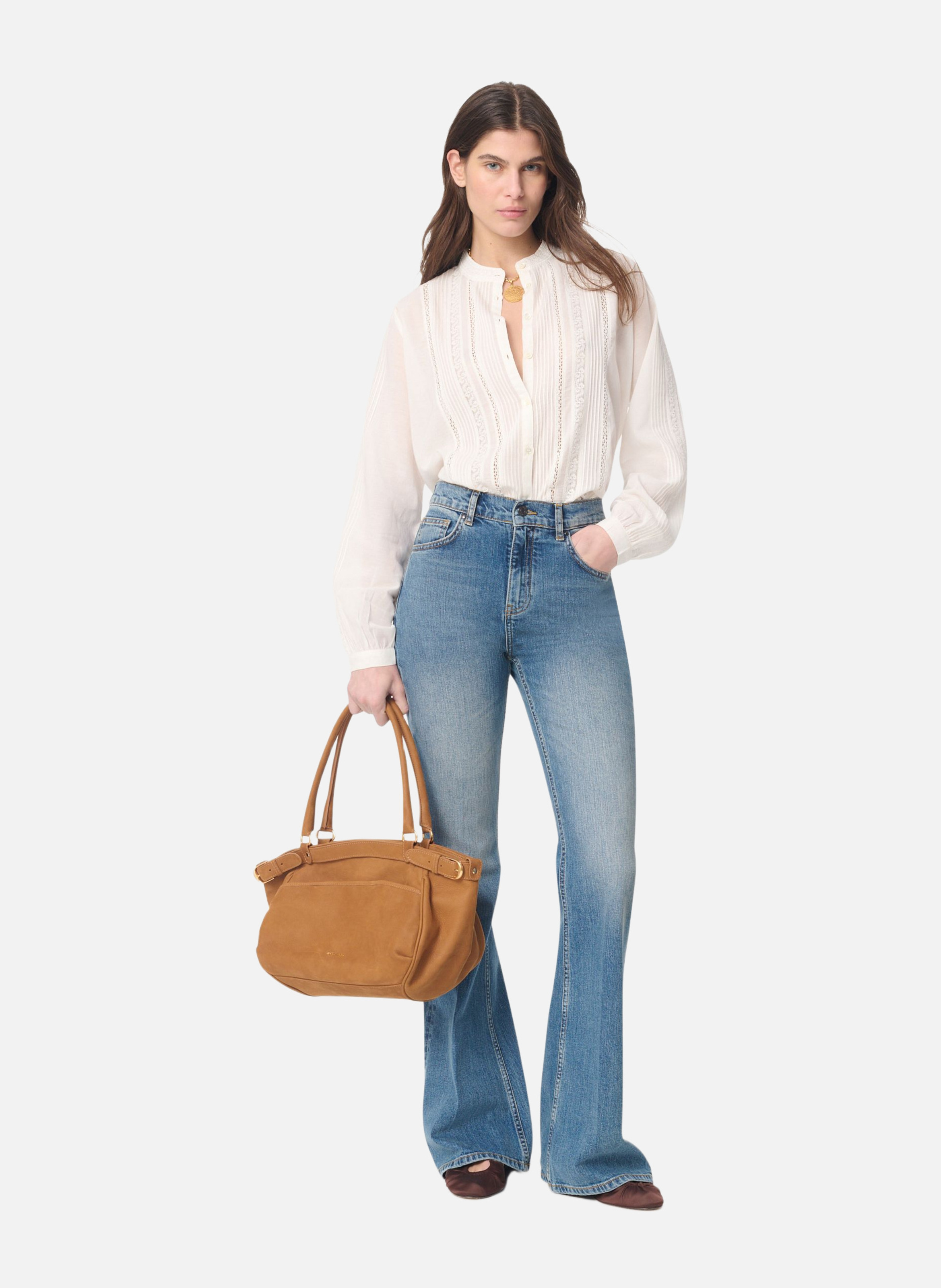 Chemise gipsy VANESSA BRUNO Blanc