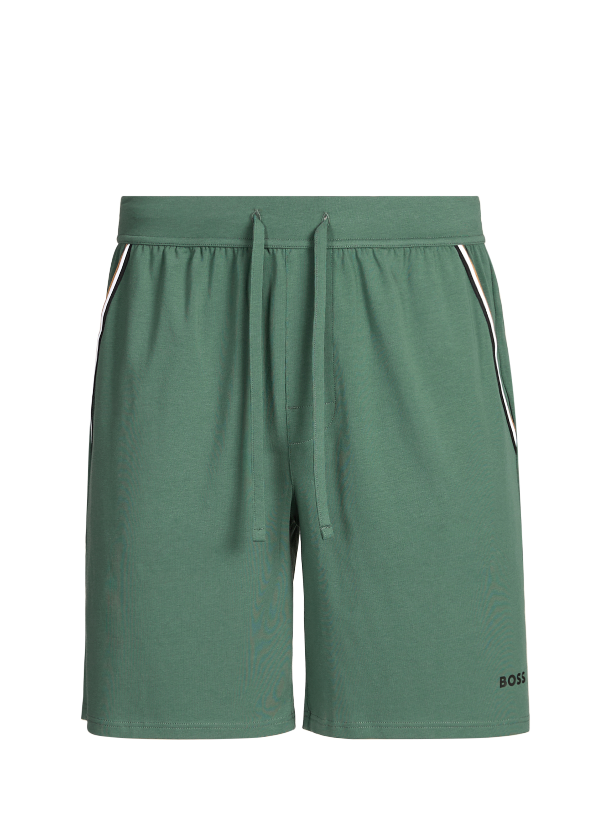 Straight cotton blend shorts BOSS Green