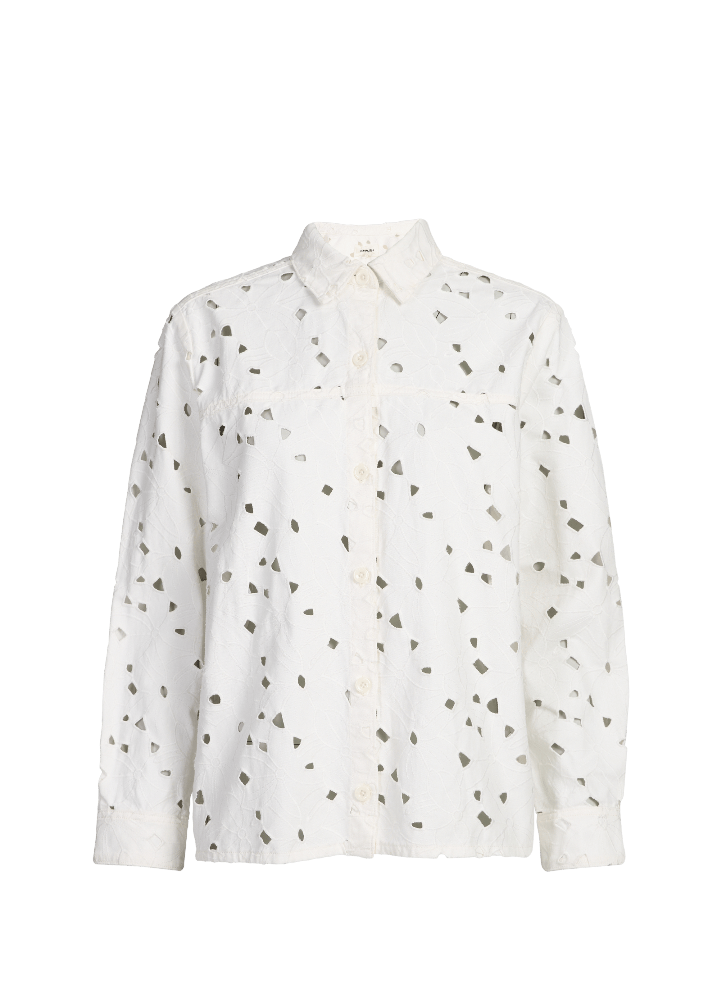 Chemise ajourée Ady en coton SAISON 1865 Blanc