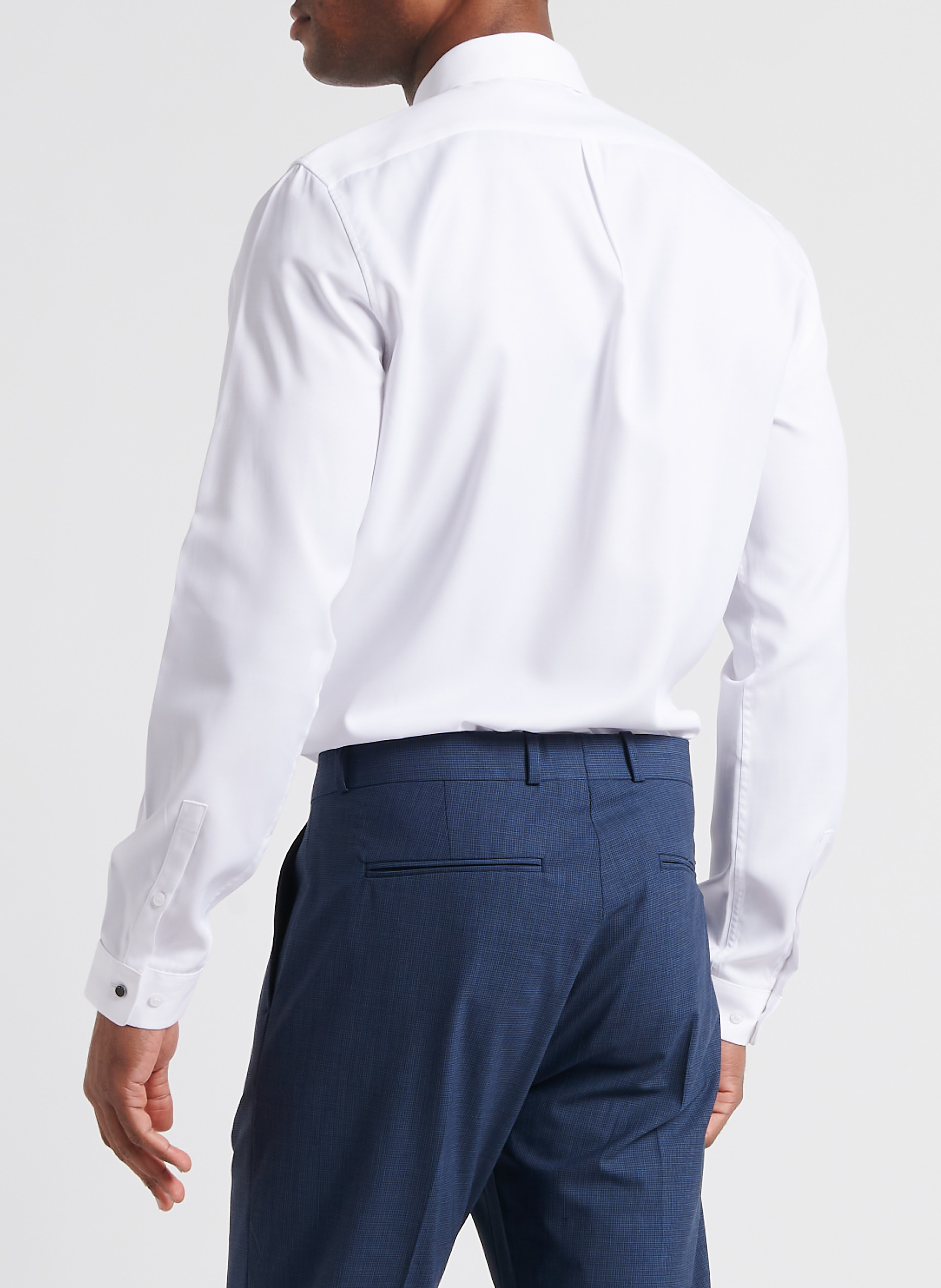 Chemise col classique regular-fit IKKS Blanc