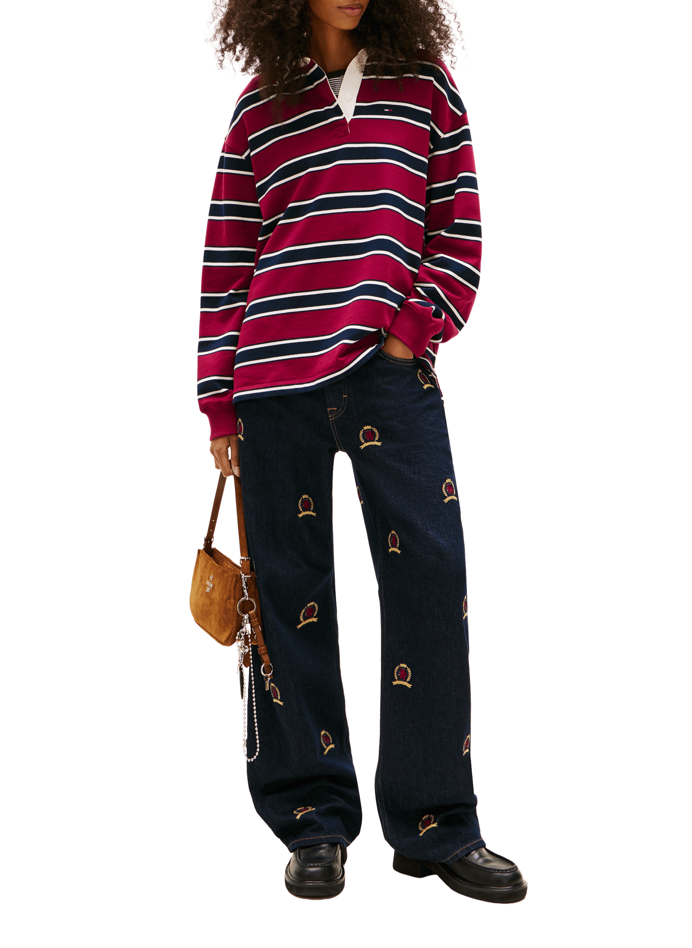 Striped cotton polo shirt TOMMY HILFIGER Multicolour