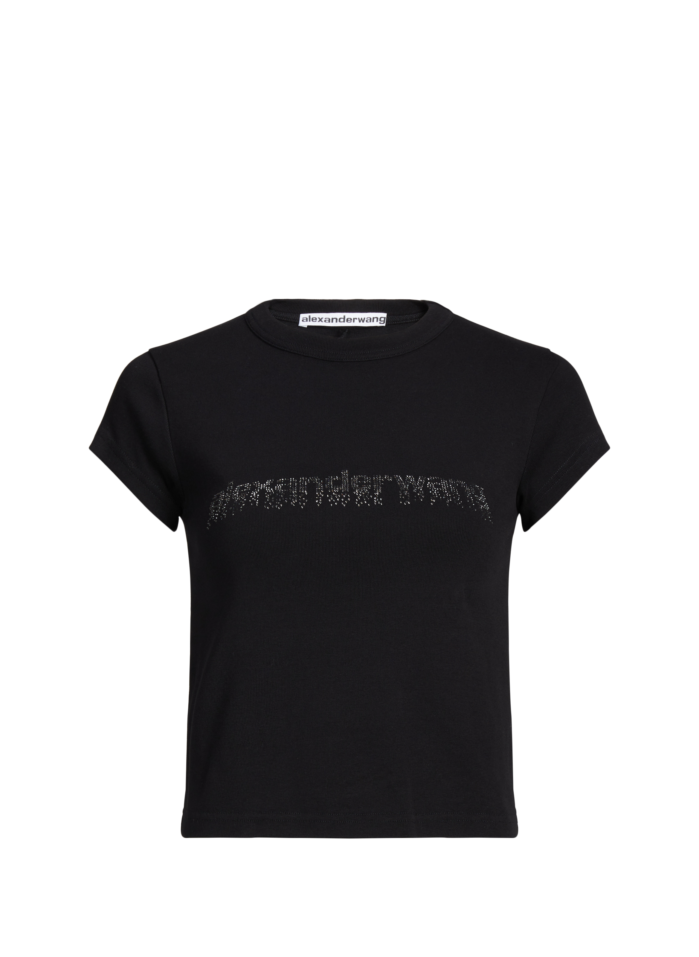 Top court à logo  ALEXANDER WANG Noir