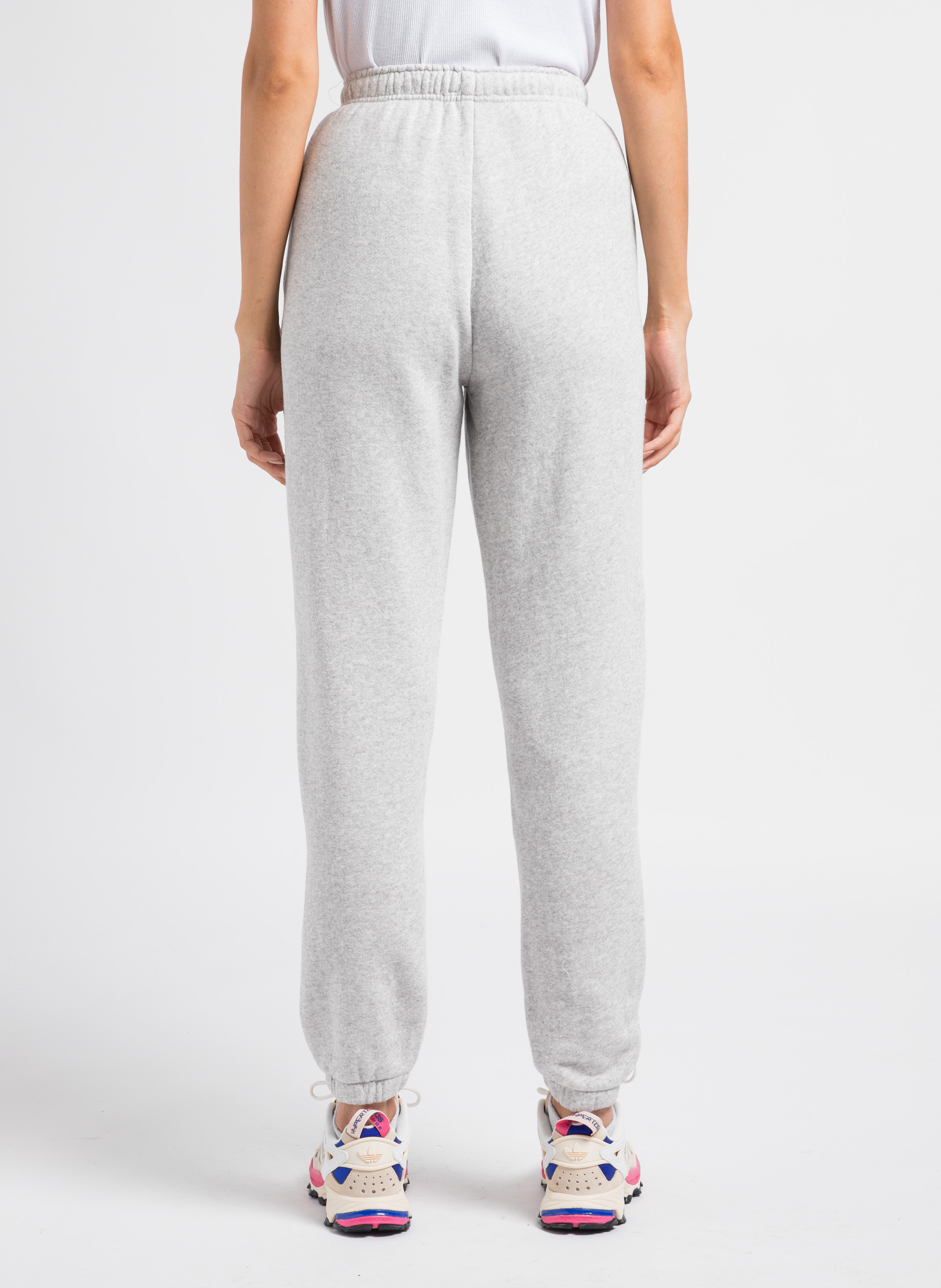 Jogging taille haute en coton kodytown AMERICAN VINTAGE Gris