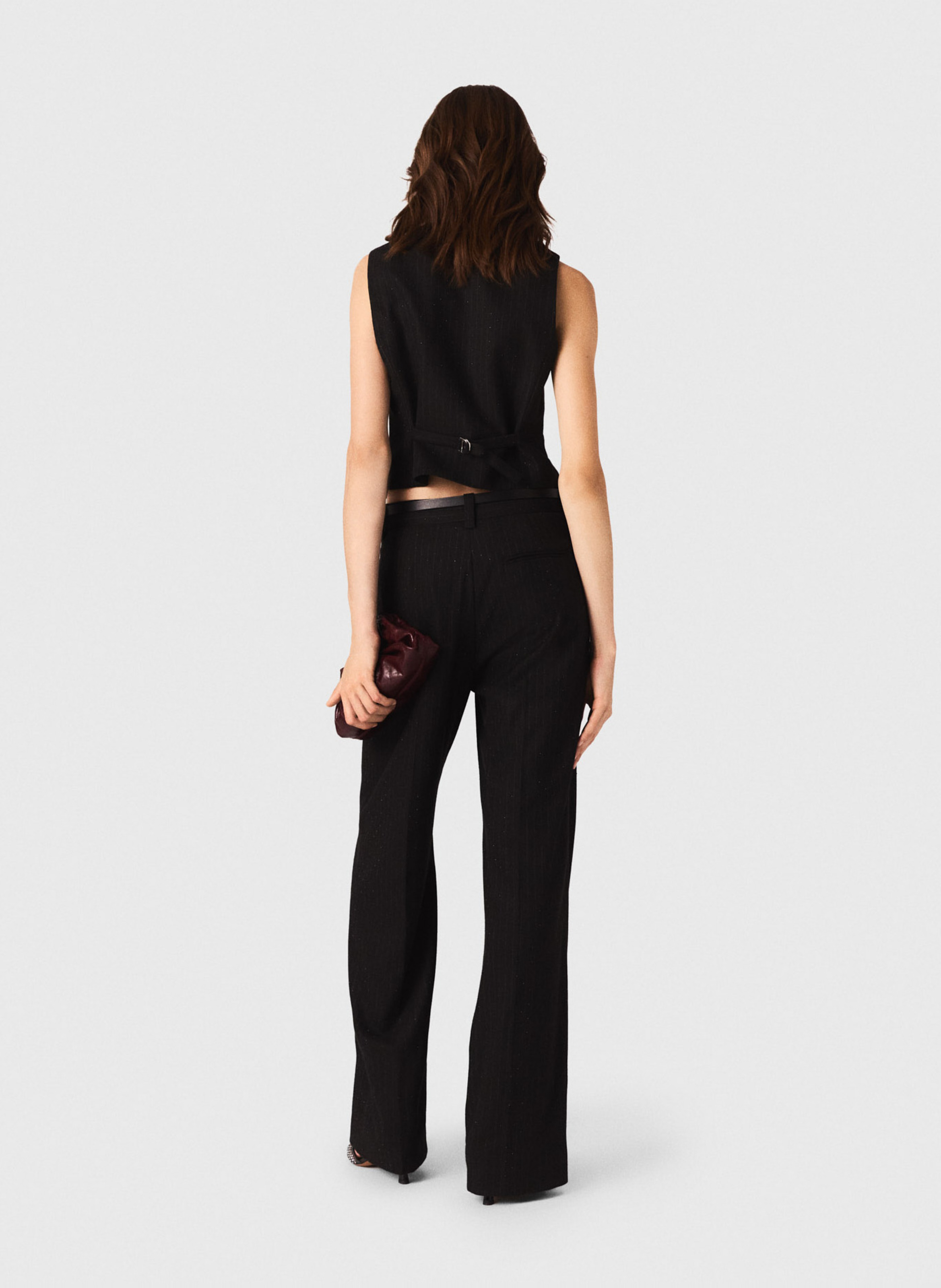 Gilet de costume MAJE Noir