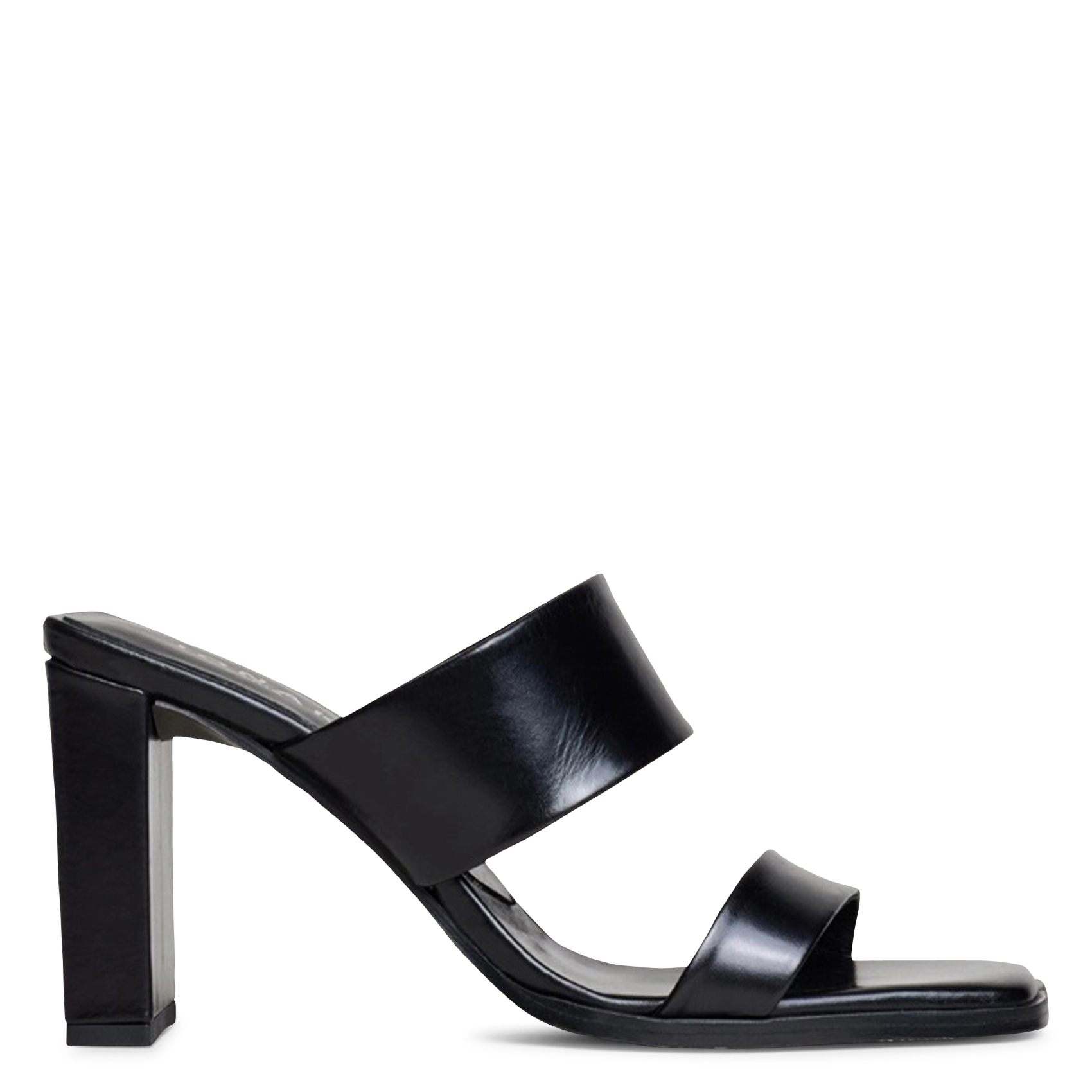 Mules en cuir britney JONAK Noir