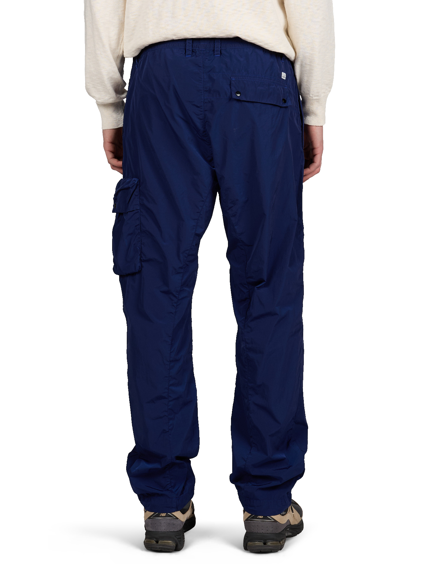 Quilted straight-leg trousers CP COMPANY Blue