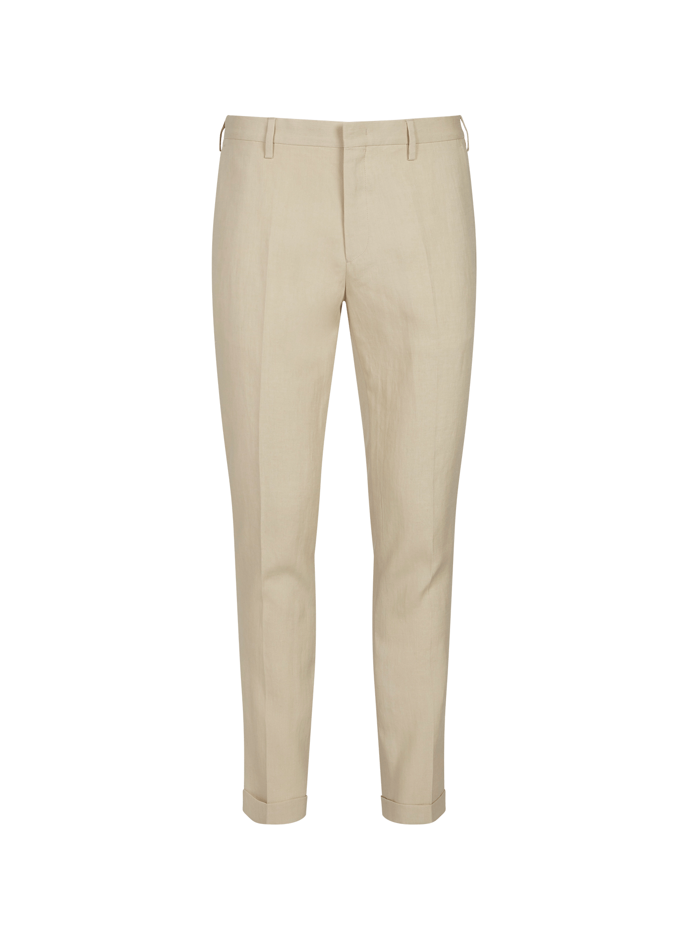 Pantalon uni en lin PAUL SMITH Beige