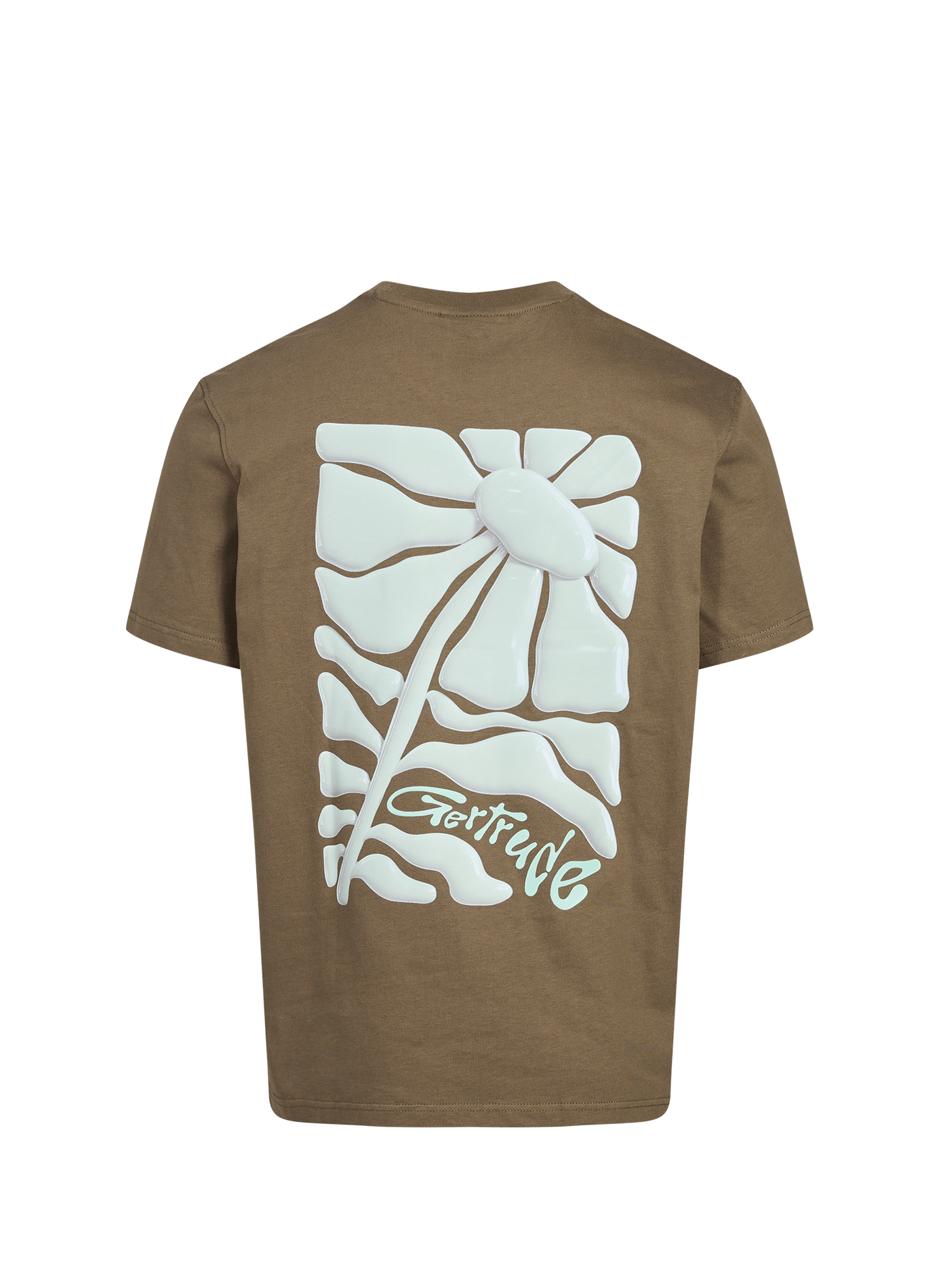 Printed cotton T-shirt GERTRUDE ET GASTON Khaki