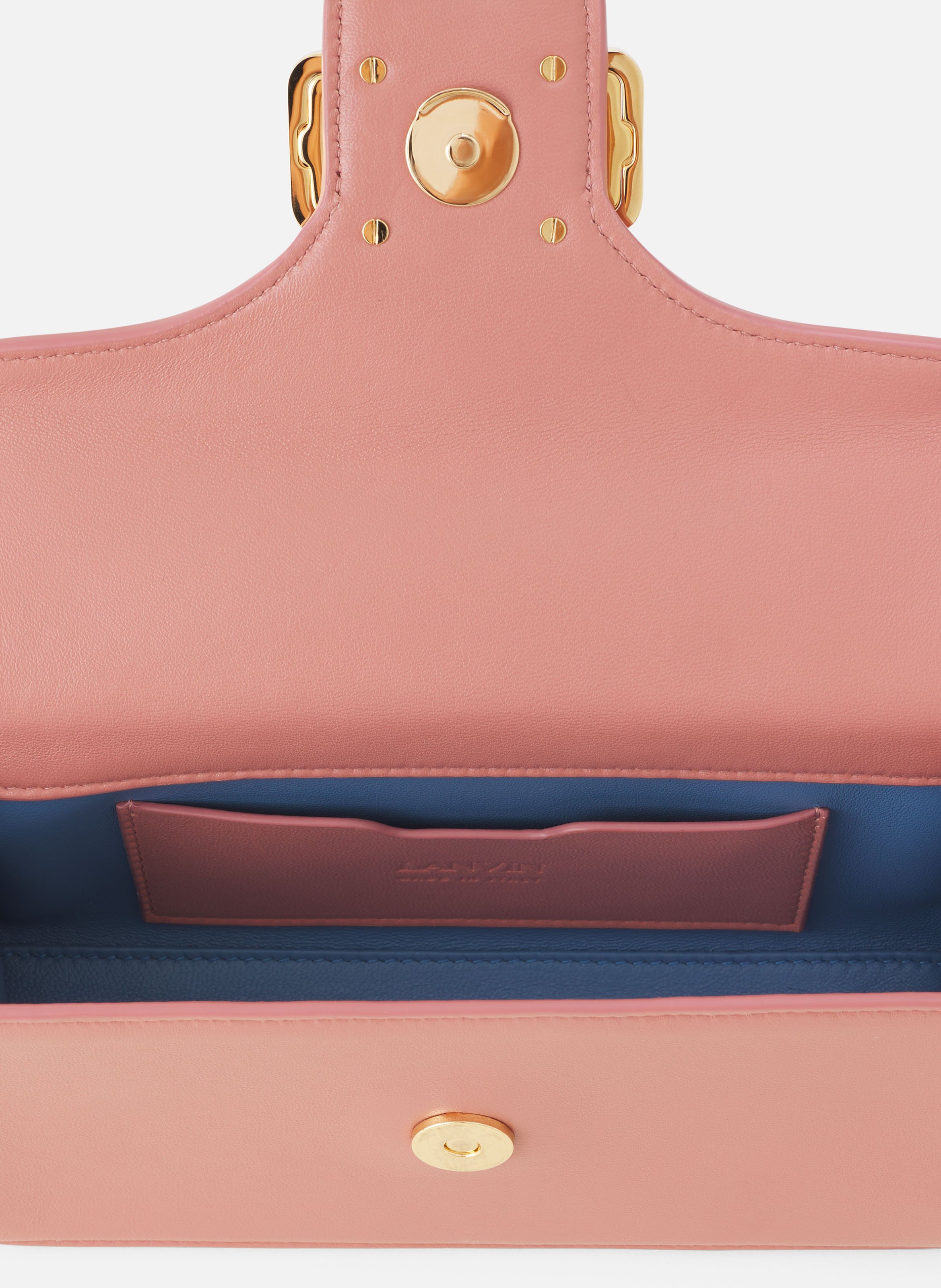 Sac pencil cat nano en cuir LANVIN Rose