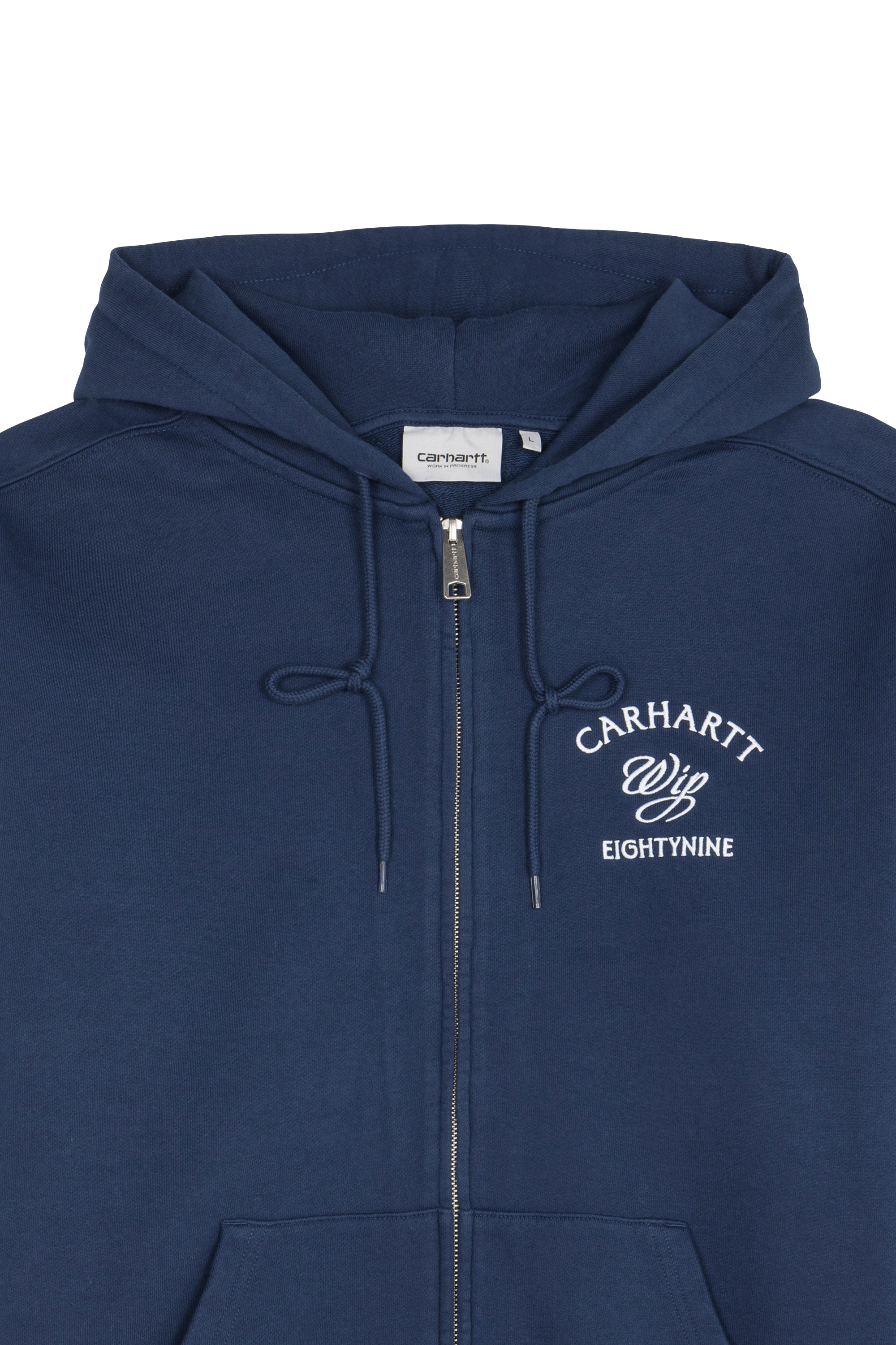 Hoodie zippé hooded eightynine sweat jacket CARHARTT WIP Bleu