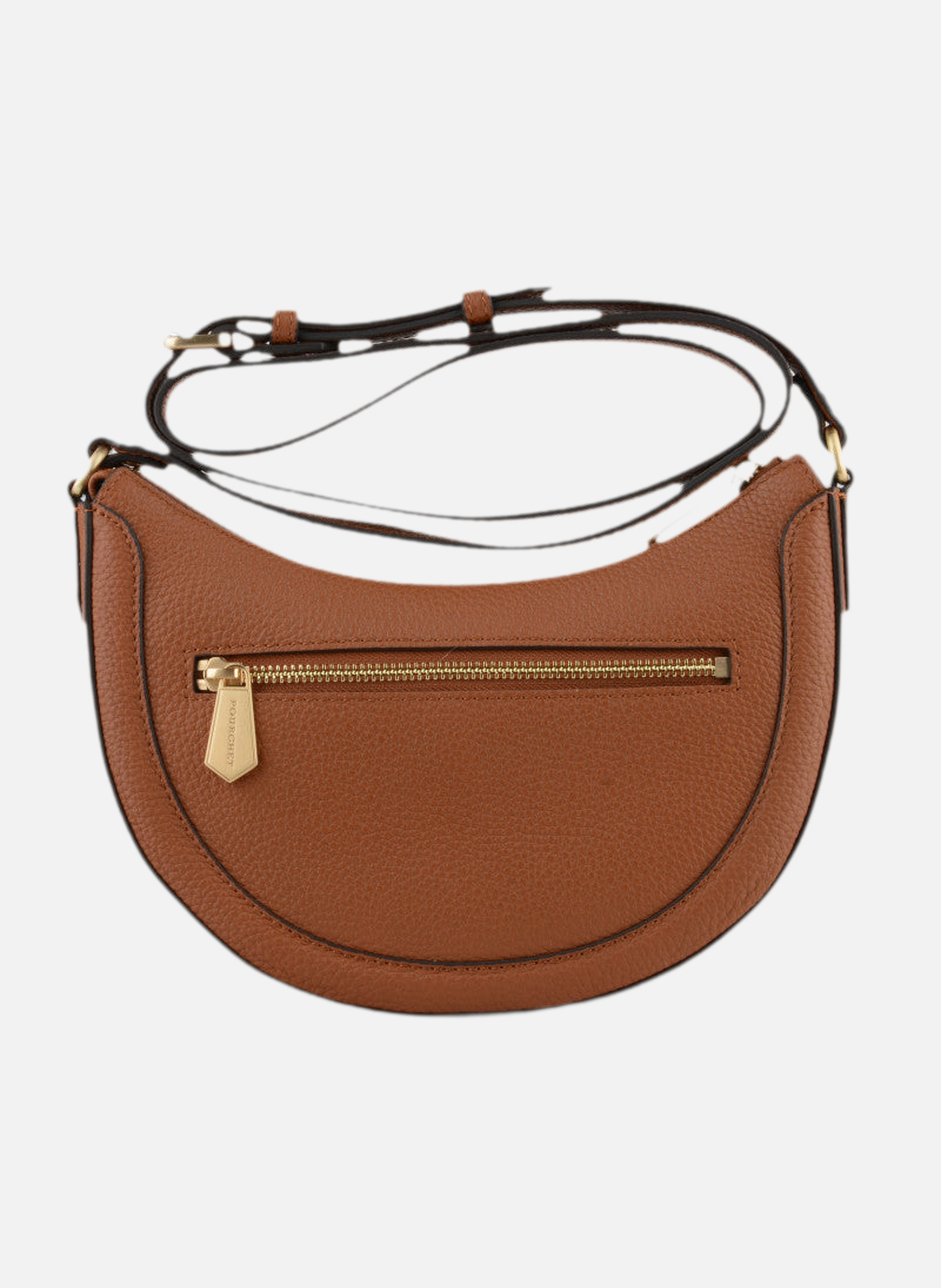 Image | sac porté épaule en cuir de vachette POURCHET Marron