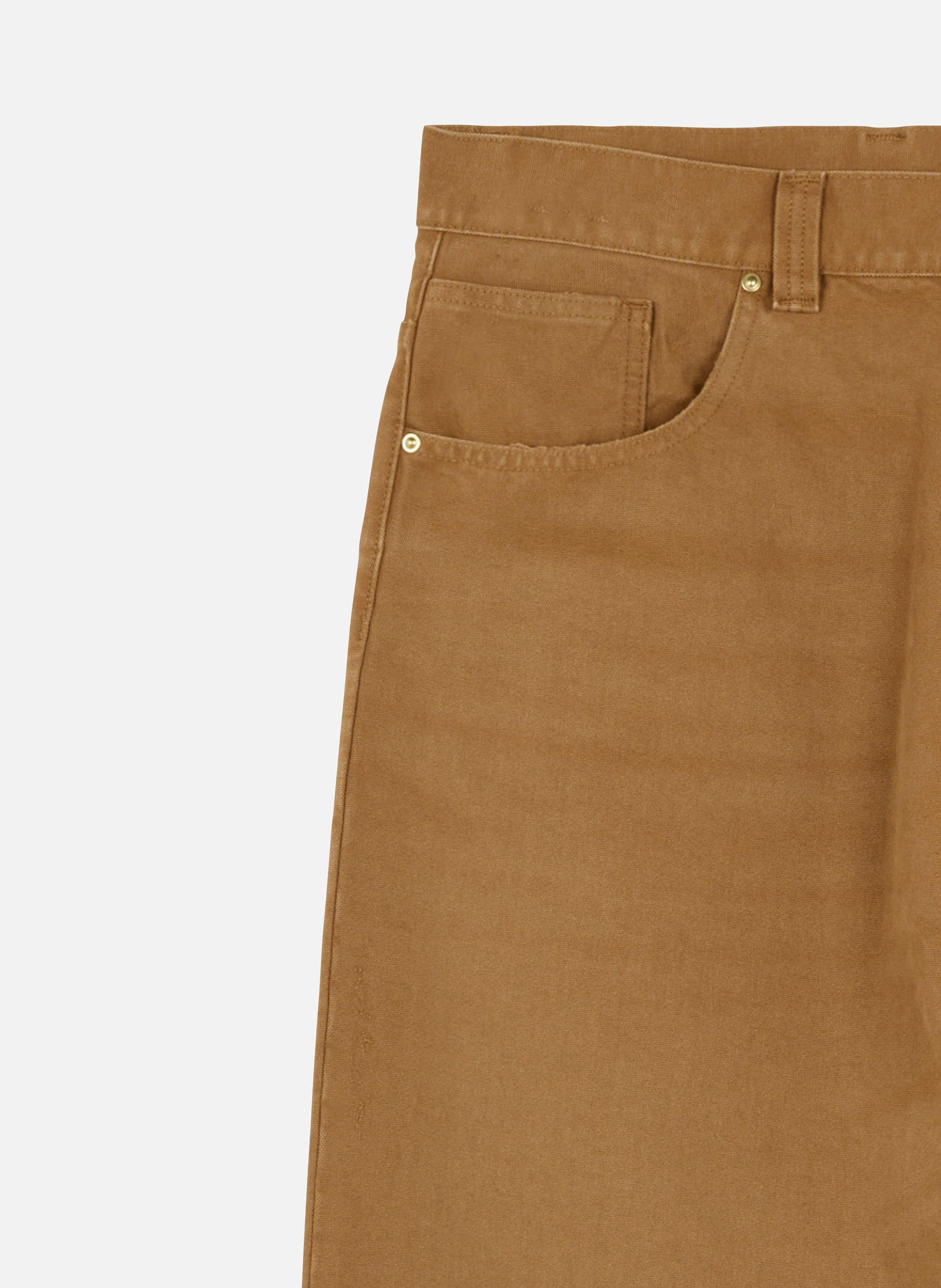Jean large brandon pant CARHARTT WIP Marron