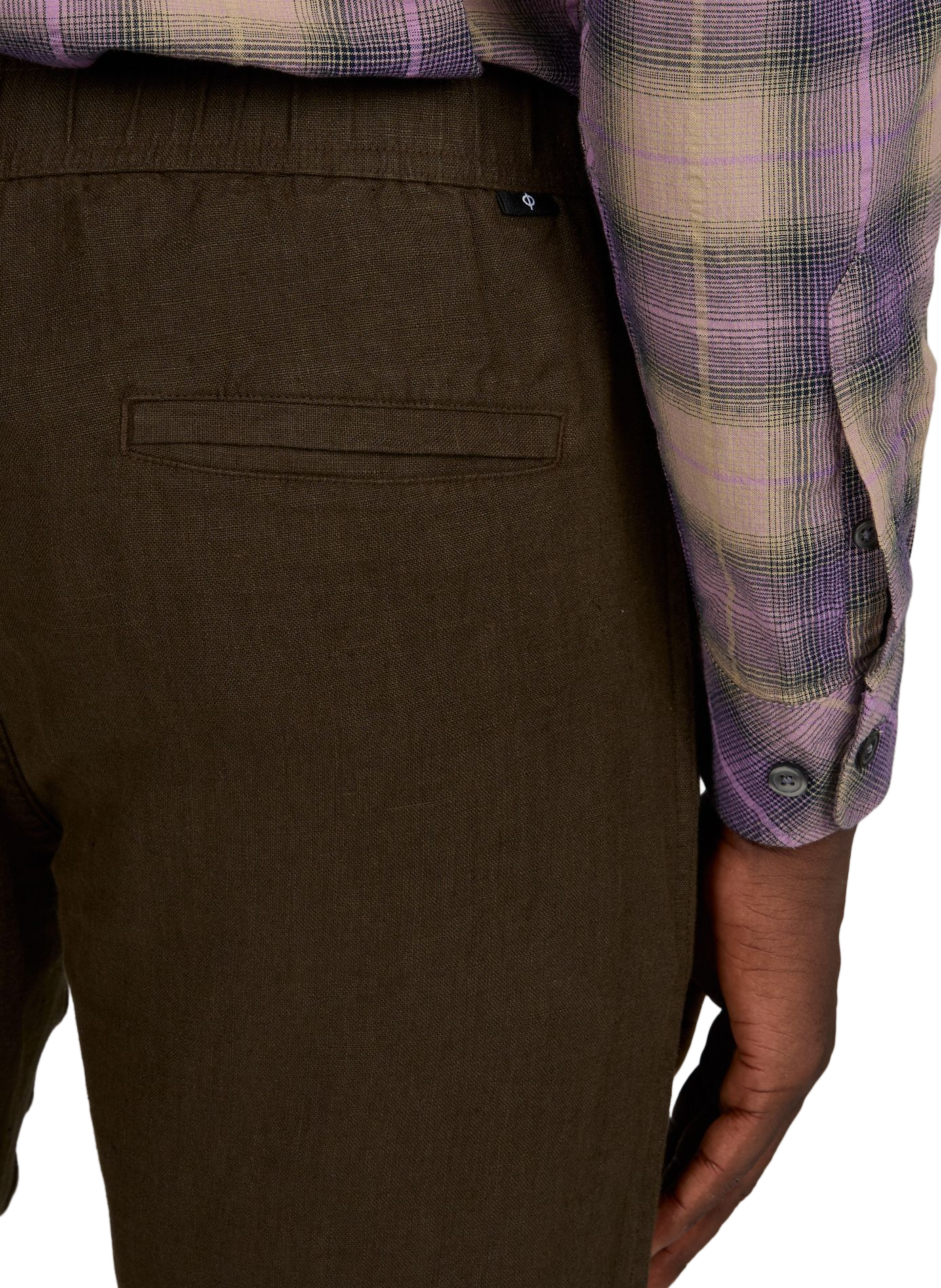 Hoge taille broek in effen kleur SAMSOE SAMSOE Bruin
