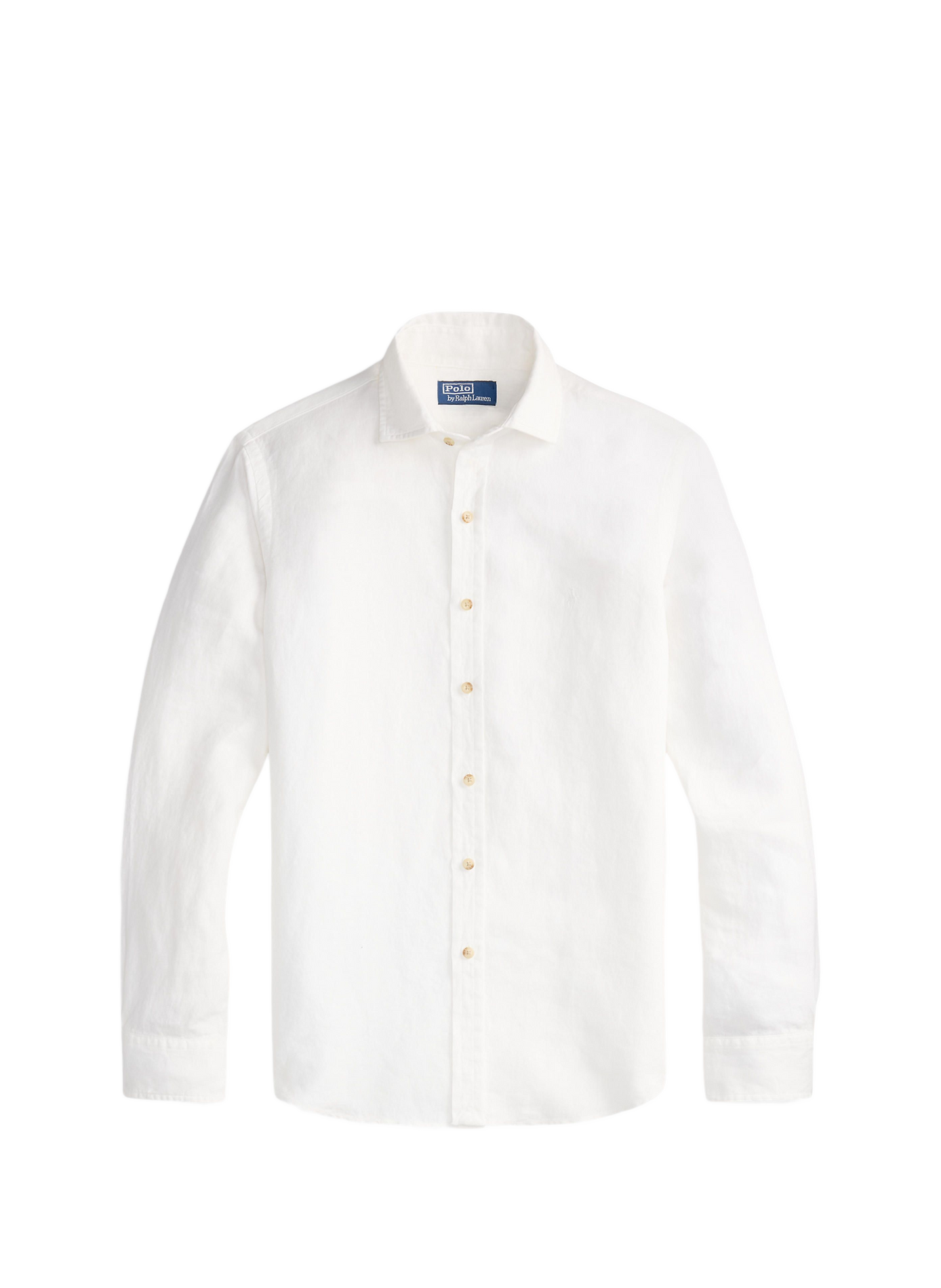 Straight linen shirt POLO RALPH LAUREN White