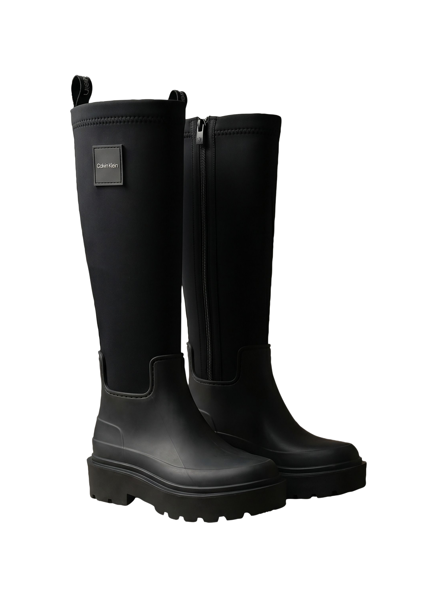 Weiche Reißverschluss-Gummistiefel CALVIN KLEIN Schwarz