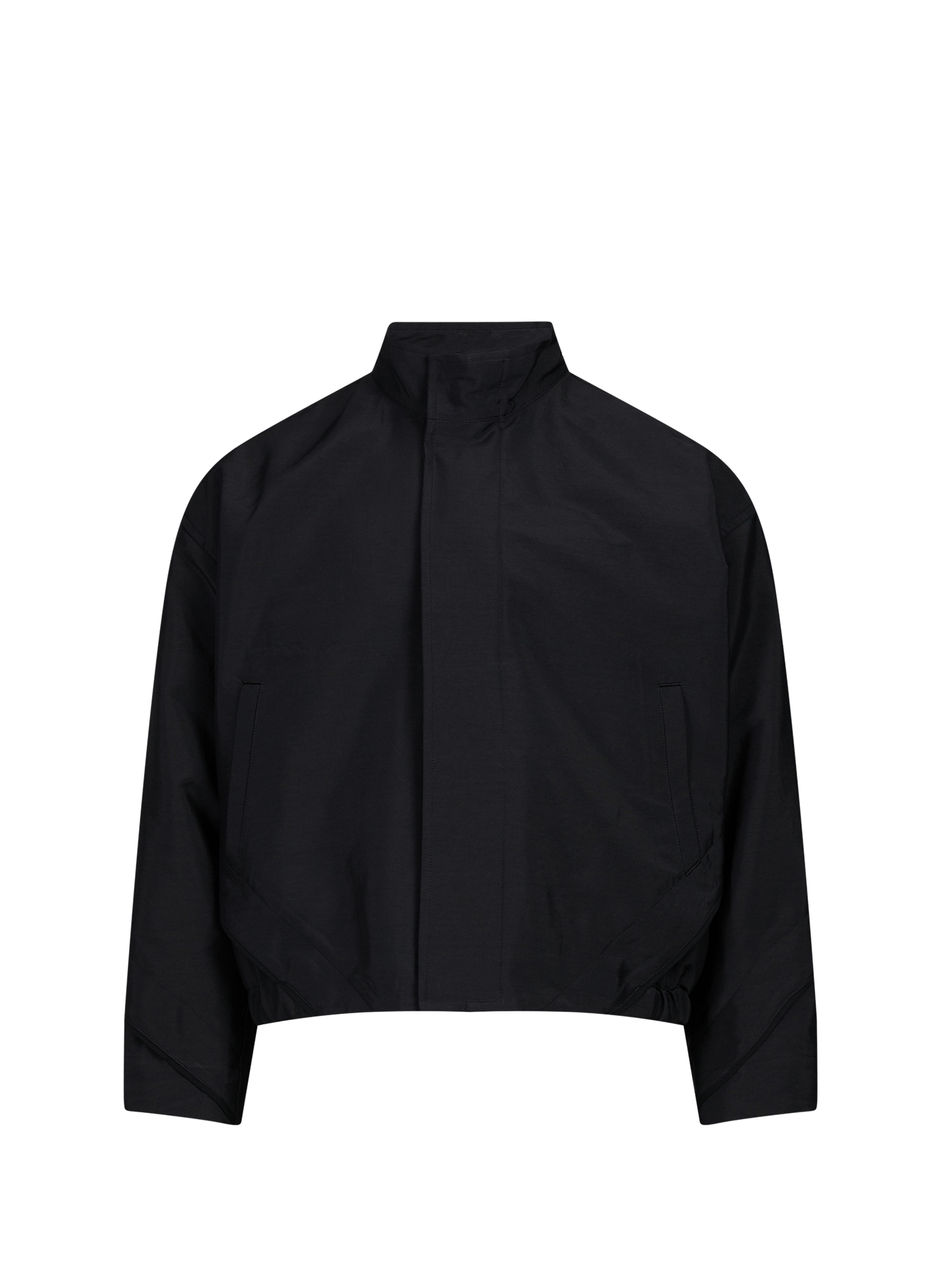 Solid high-neck jacket ISSEY MIYAKE Black