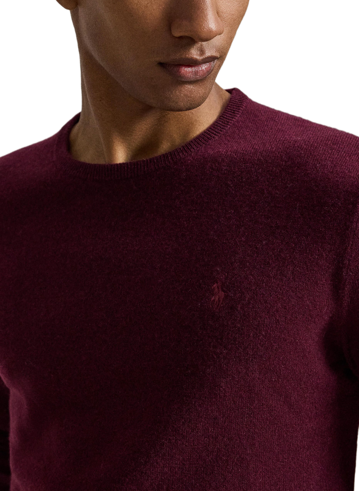 Pull col rond en laine | Rouge POLO RALPH LAUREN Homme