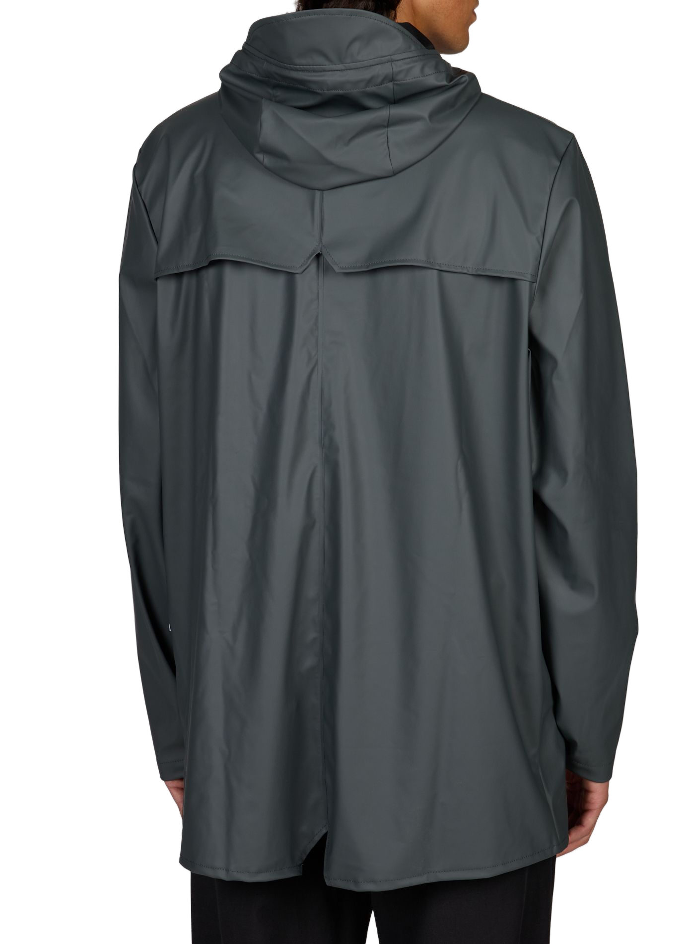 Imperméable à capuche RAINS Gris