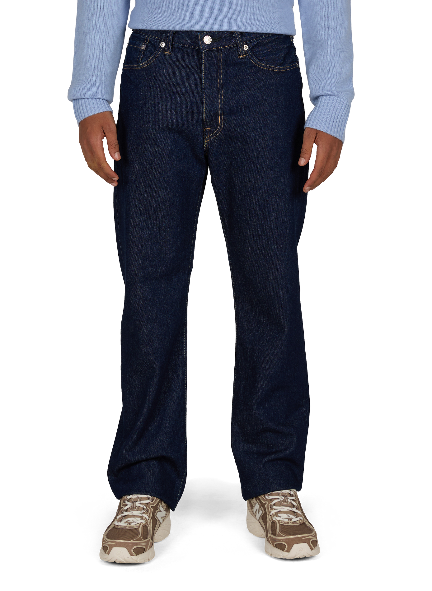Gerade geschnittene blaue Jeans aus Baumwolle EDWIN Blau