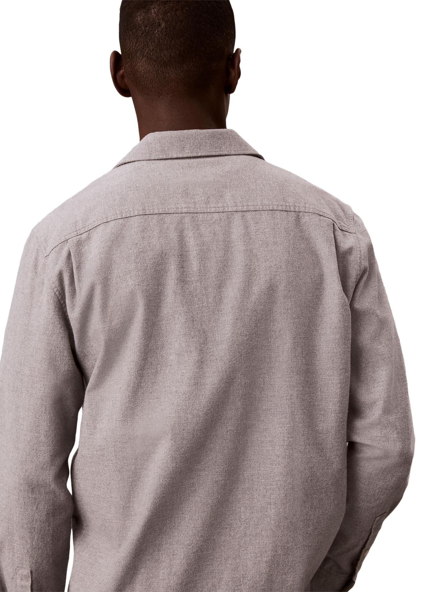 Surchemise droite en coton CALVIN KLEIN Grau