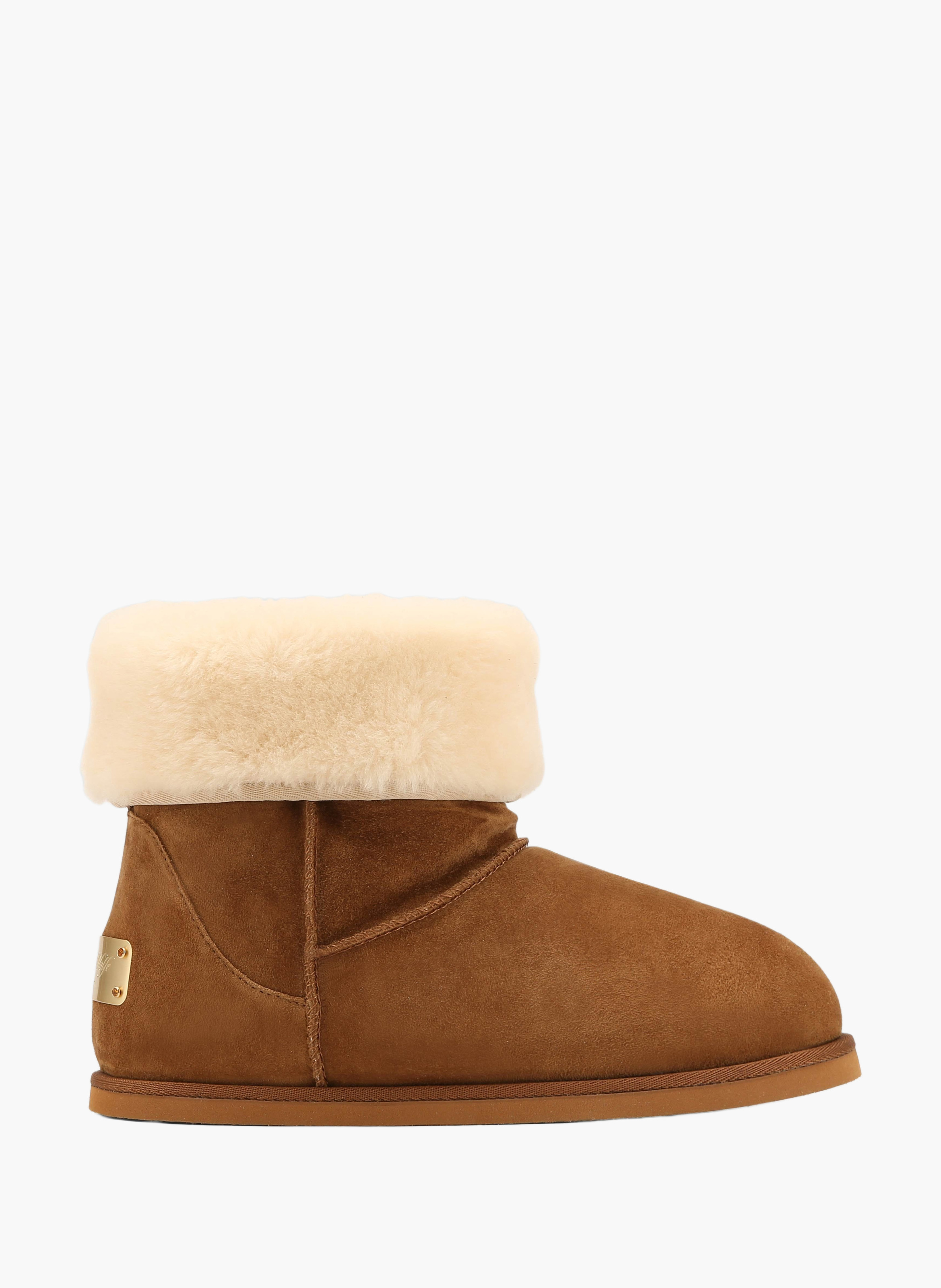 Bottines honour en daim NAKED WOLFE Marron