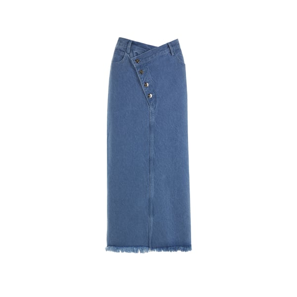 Jupe midi en jean