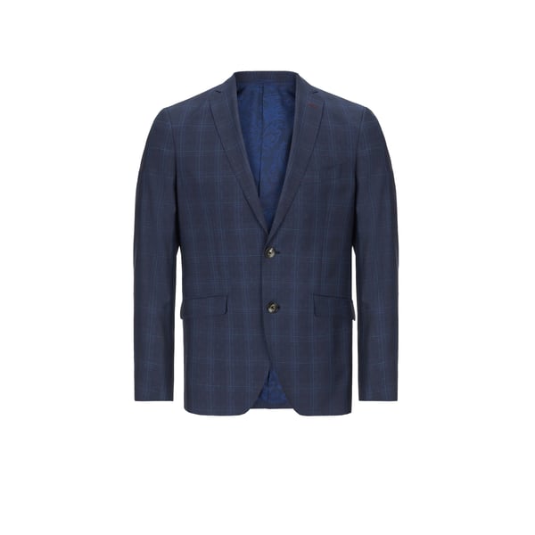 Costume avec doublure contrastante