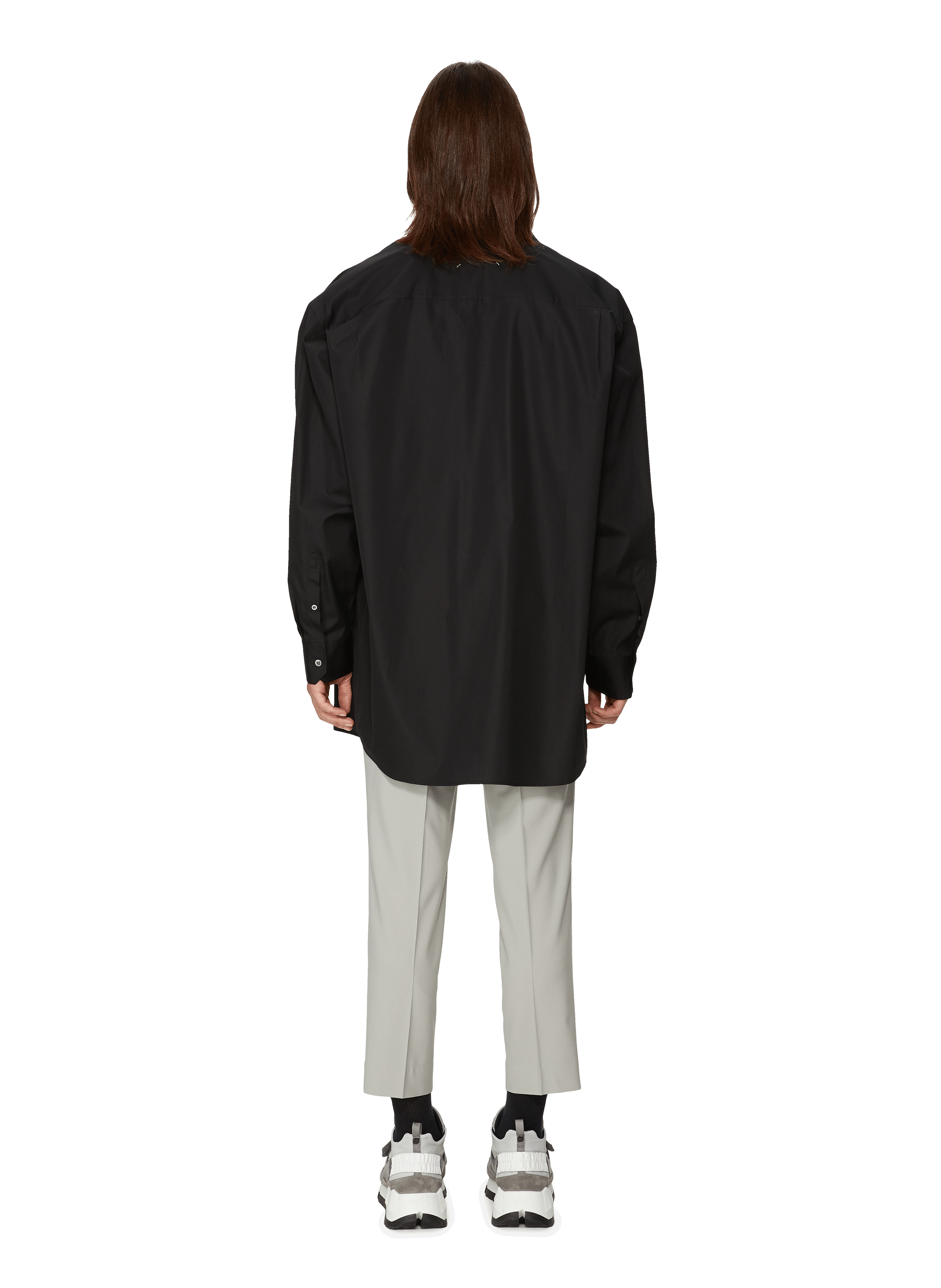 Oversized cotton shirt  MAISON MARGIELA Black