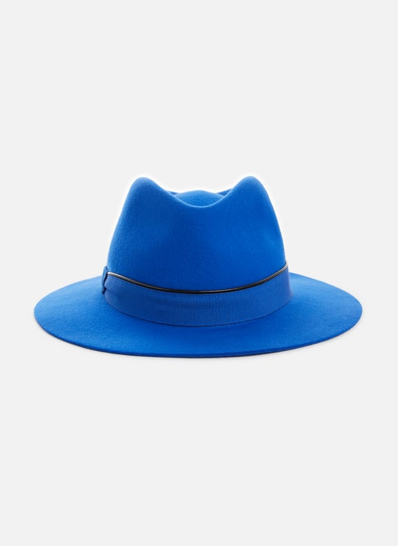 Chapeau fedora en laine Vert by SAISON 1865 SAISON 1865 Chapeau fedora en laine Vert