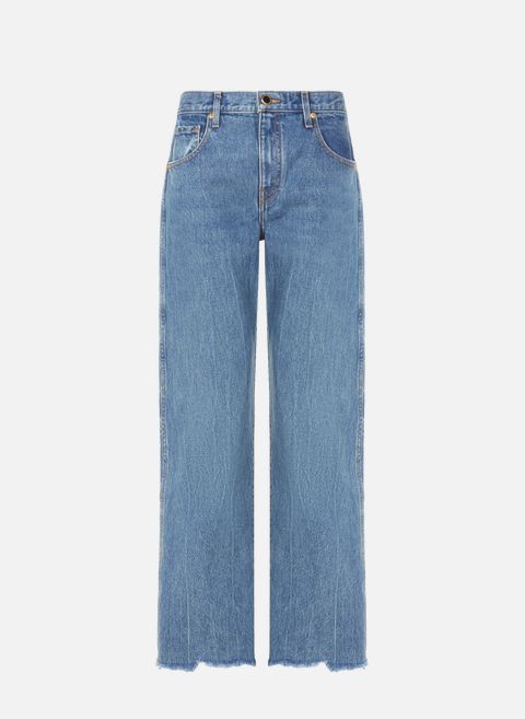 Kerrie jeans in cotton denim BlueKHAITE 