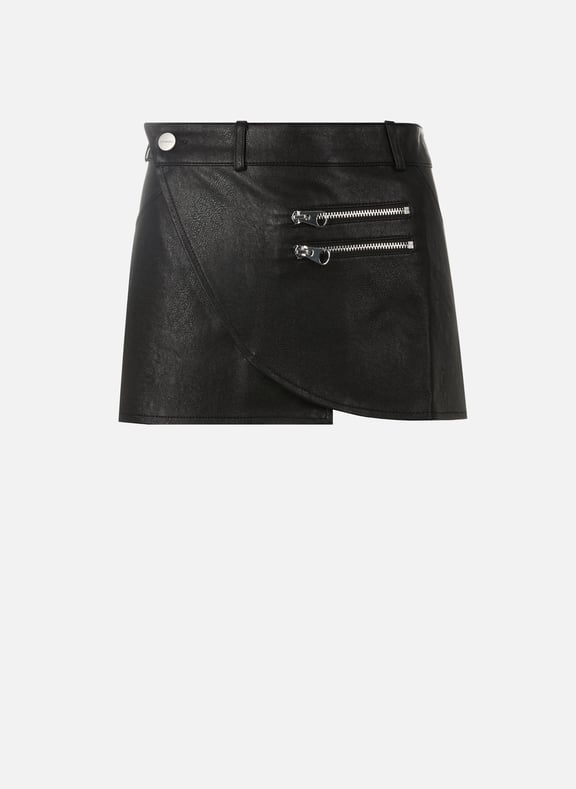 Faux leather mini skirt MIAOU Faux leather mini skirt MIAOU