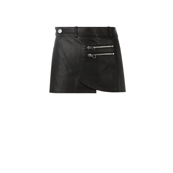 Jupe courte en similicuir