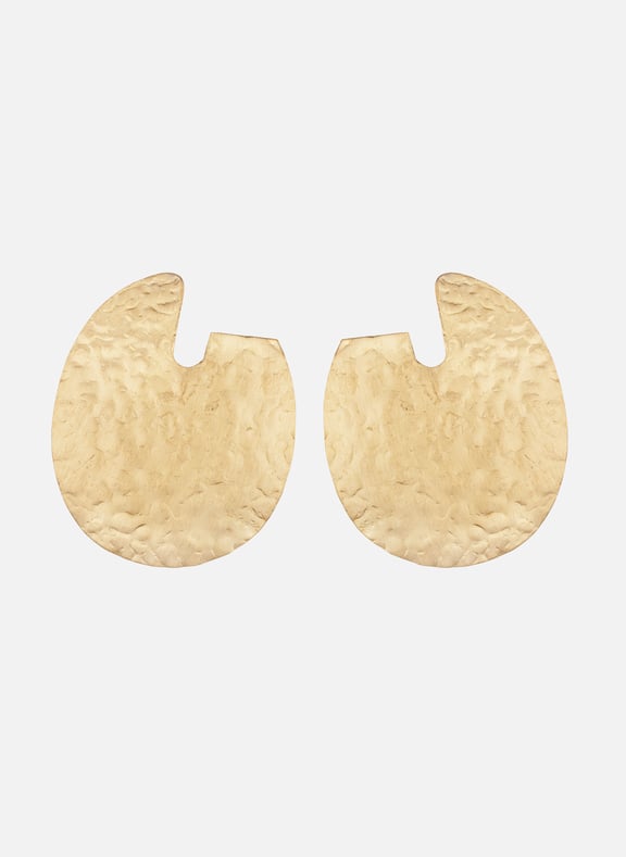 Boucles d'oreilles nikau Doré by HIPANEMA HIPANEMA Boucles d'oreilles nikau Doré