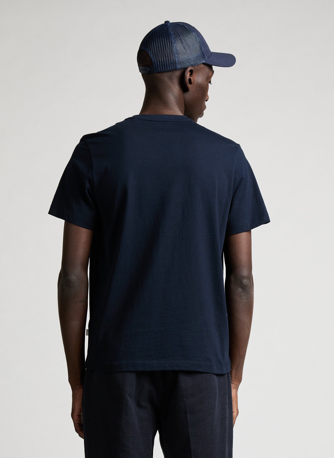 Cotton T-shirt GUESS Blue