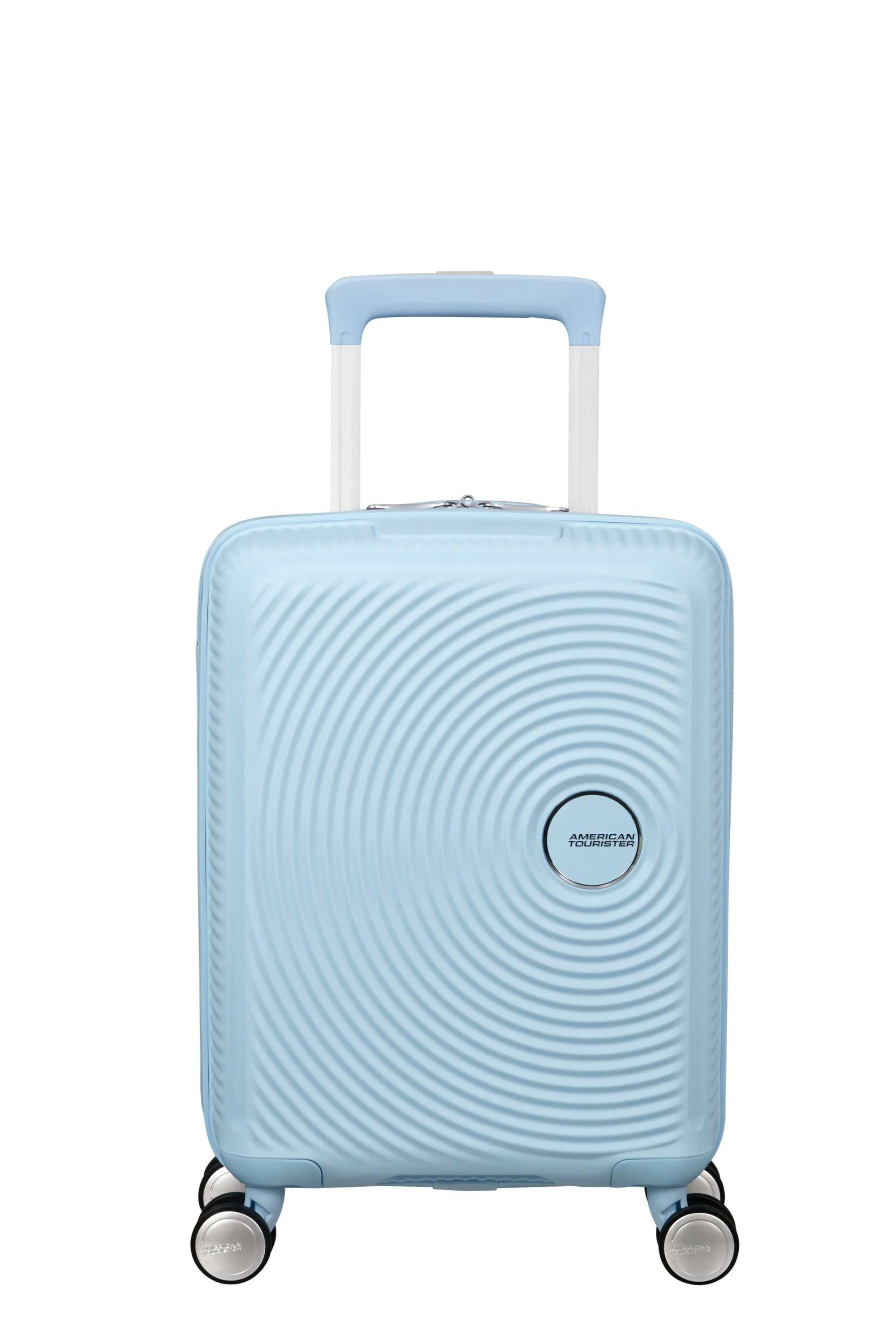 Soundbox mini valise 4 roues taille s AMERICAN TOURISTER Bleu