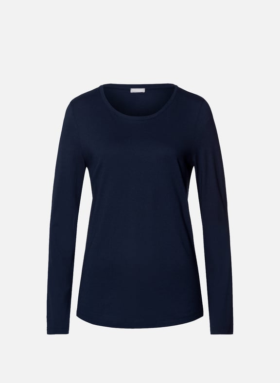 Long-sleeved Blue by HANRO HANRO Long-sleeved Blue