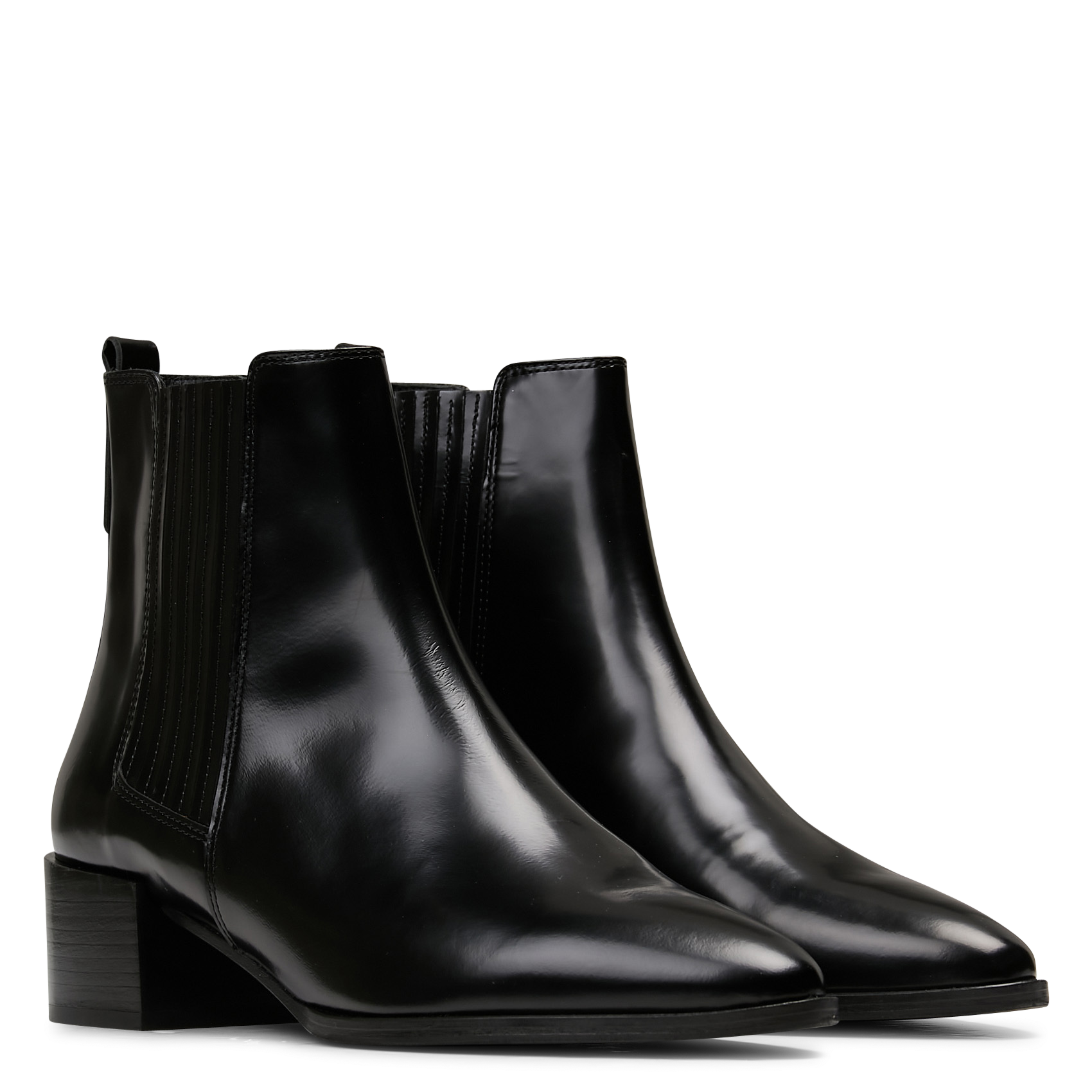 Bottines en cuir n°408 RIVECOUR Noir